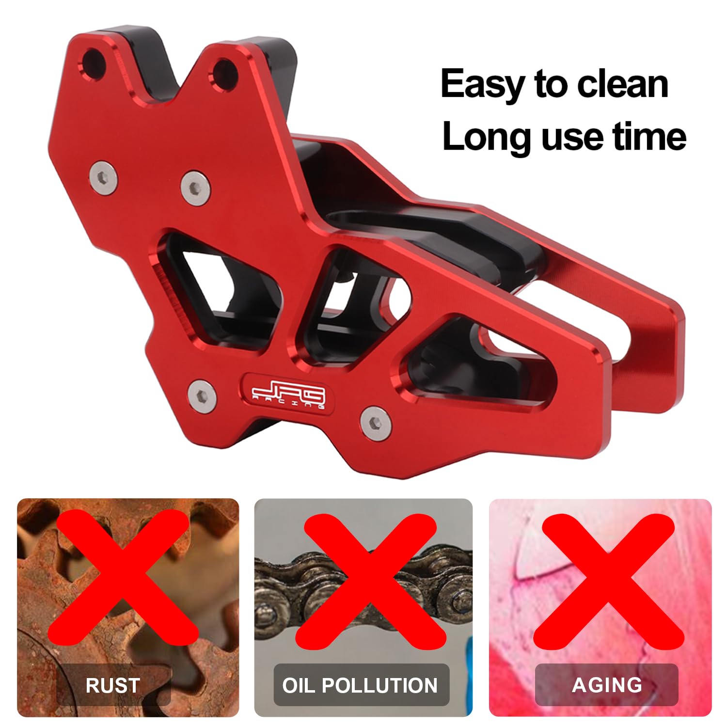 AnXin Motorcycle Chain Guide Guard Protector CNC for CRF150F 2003-2009 2012-2017 CRF230F 2003-2017 2019 CRF250F 2019-2023 Dirt P