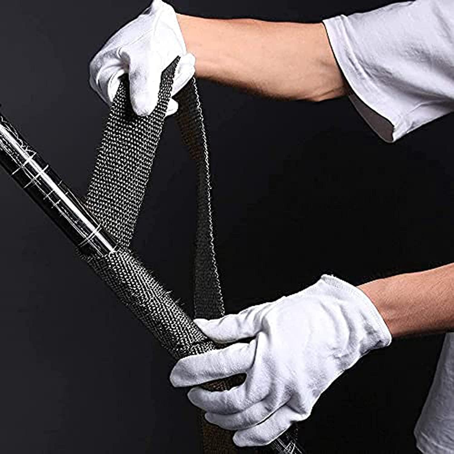 Deecam Exhaust Heat Wrap, 2 Roll 2 ' ' X 50 ' Exhaust Header Wrap, Black Fireglass Heat Tape For Motorcycle Manifold Pipe Heat S