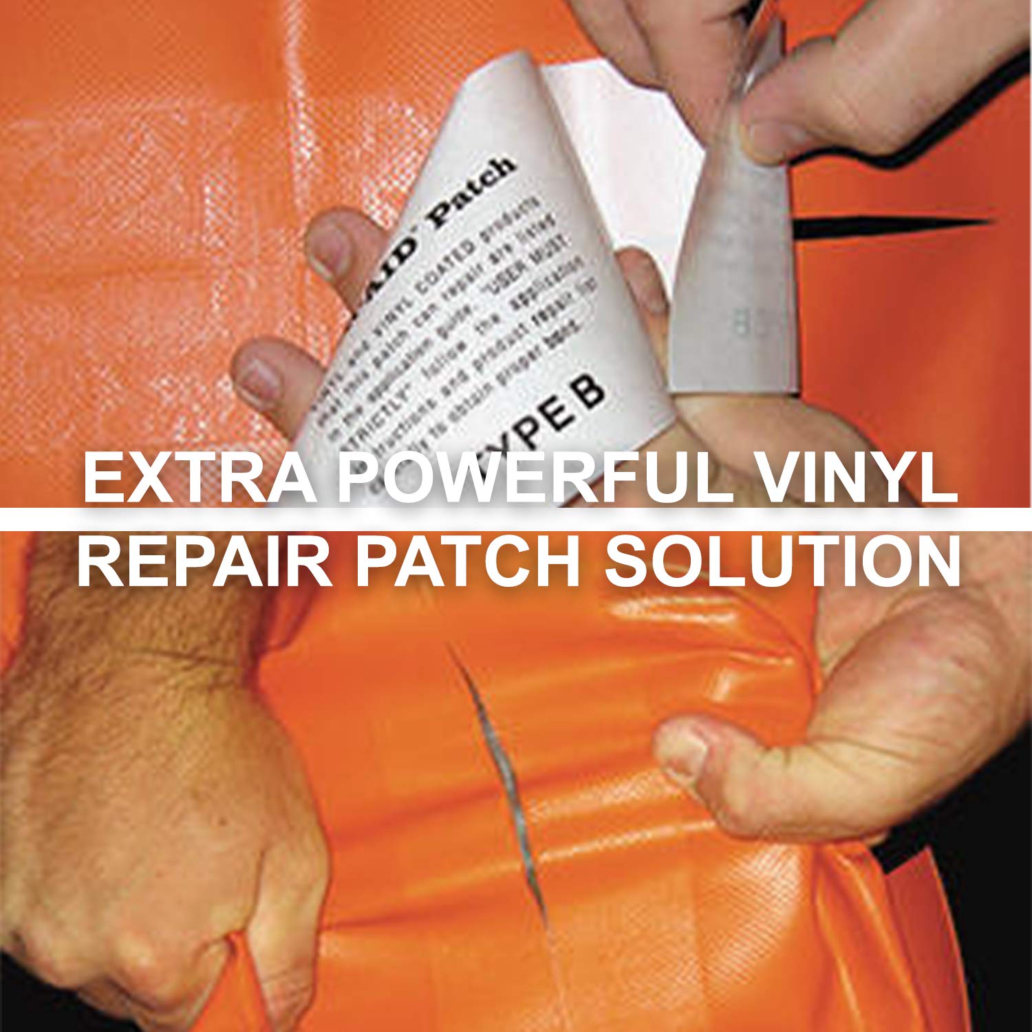 Tear-Aid Vinyl Repair Patch Kit 3 '' X 12 '' 7/8 '' X 7/8 '' 1-3/8 '' X 1-3/8 '' Type B Green