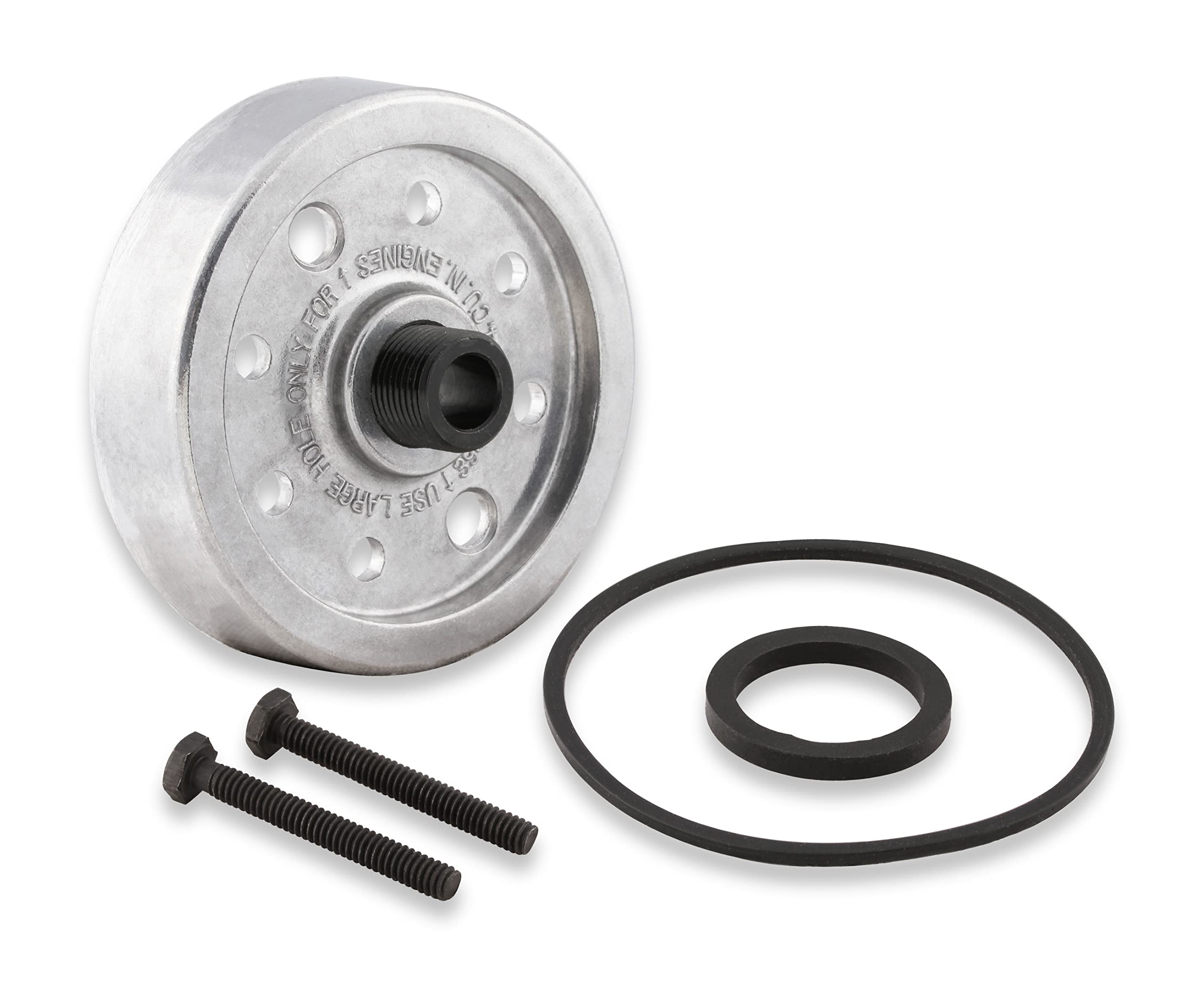 Mr. Gasket - 1270 Oil Filter Conversion Kit Chev V8, Silver