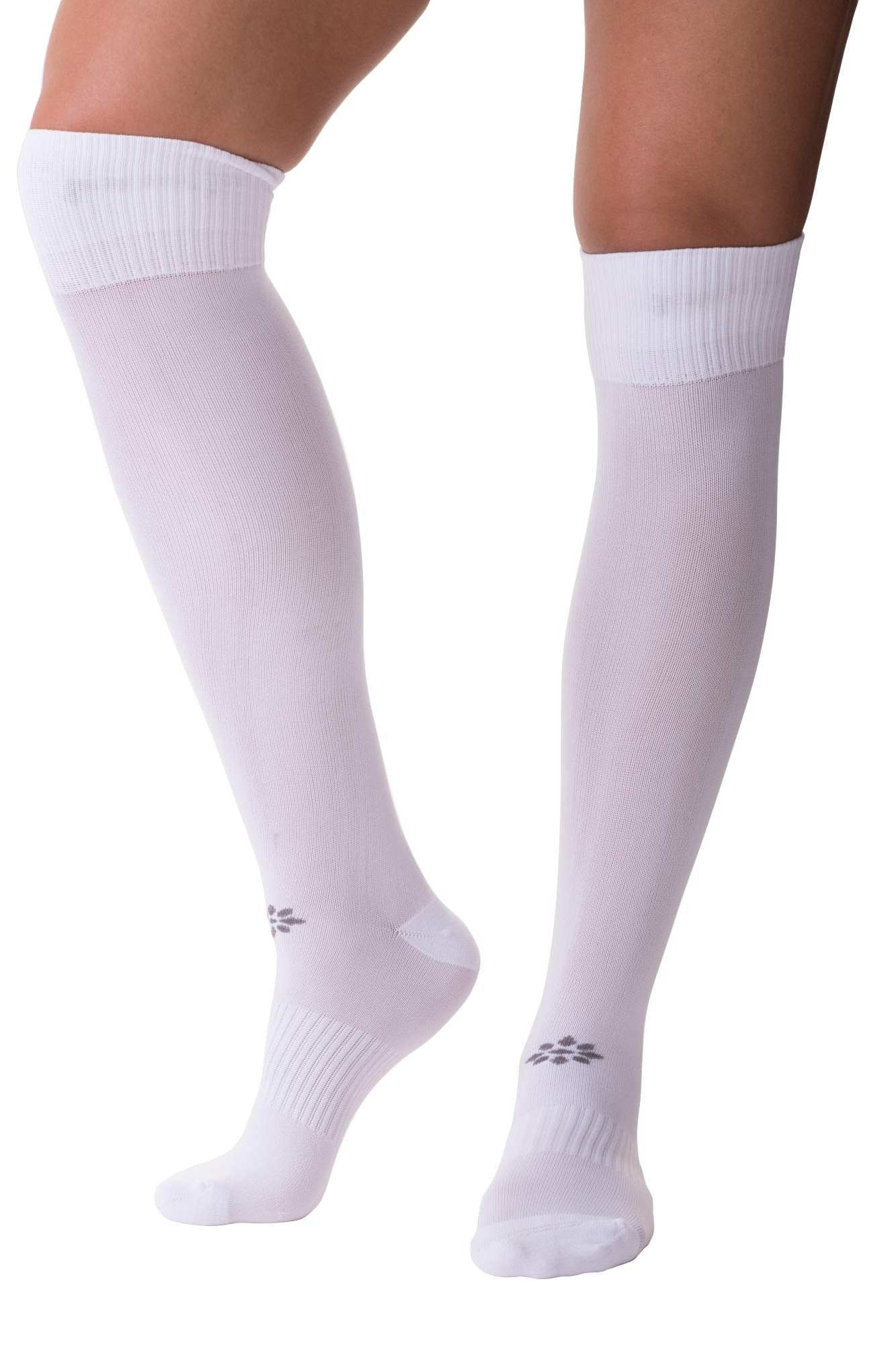 Rip-It Classic Softball Over The Knee Sock (White, Medium/Large)