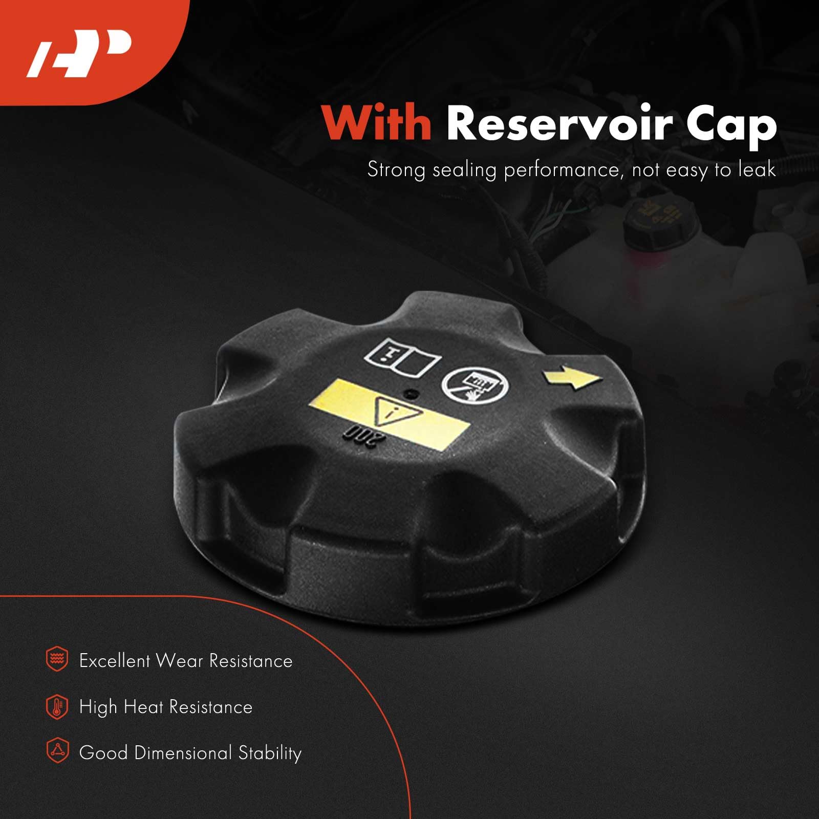 A-Premium Engine Coolant Overflow Recovery Reservoir Tank [with Sensor & Cap] Compatible with BMW [E90 E92 E93] 335i xDrive 2009-2013, E84 X1 2012 3.0L, Replace# 17137640515, 17137590626