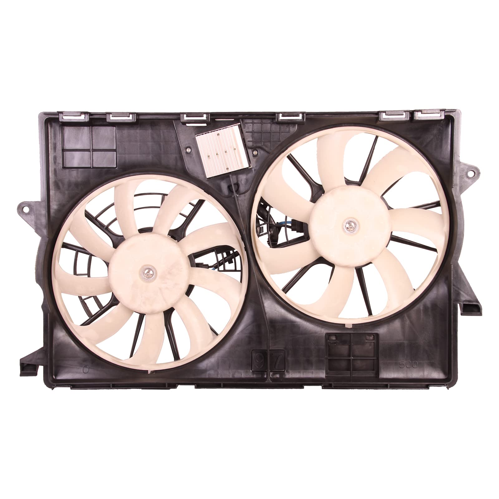 TYG OE Replacement(CAPA Quality) Cooling Fan Extra Silent for 2014-2018 Jeep Cherokee 3.2L Std Duty | 68164091AC | CH3115178 | 6