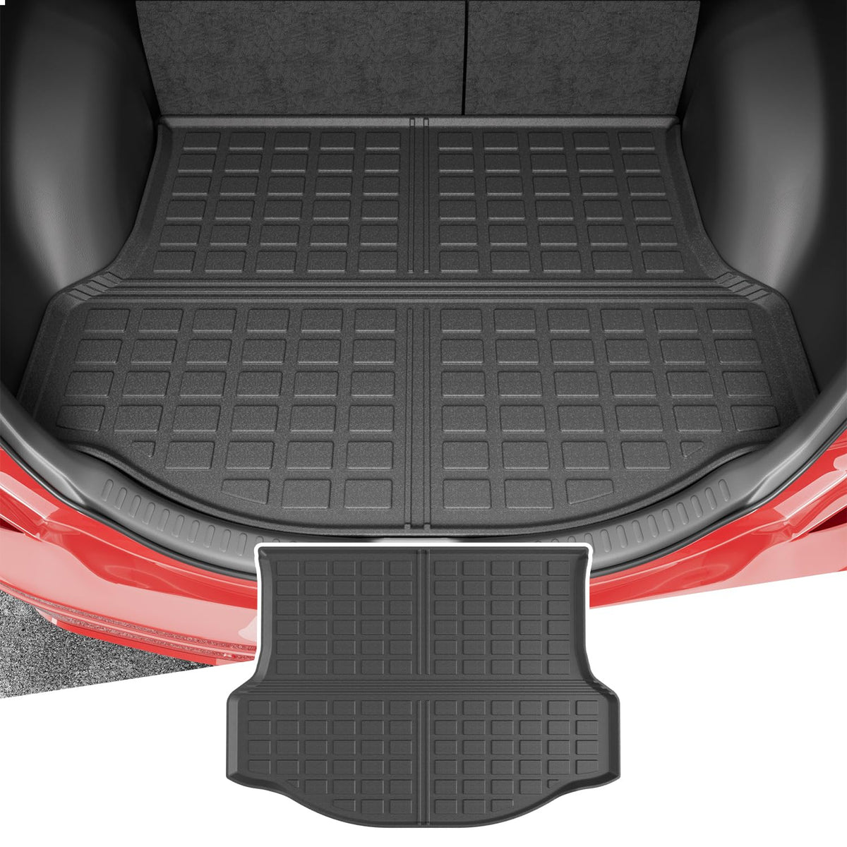 Xipoo Cargo Mat Compatible With 2019-2025 Toyota Rav4 Trunk Mat Rear Cargo Mat Cargo Liner Trunk Liner Replacement For 2019-2025