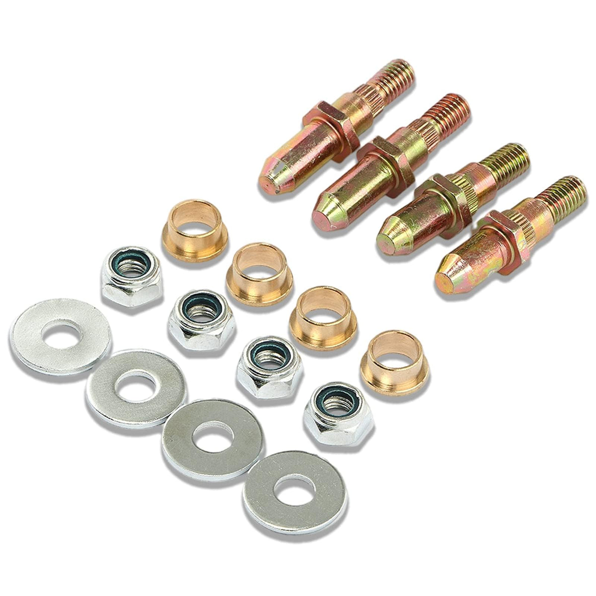 Poseng Door Hinge Roller Pin And Bushing Repair Kit Compatible With Chevy Gmc 1999-2007 Avalanche Sierra Silverado Suburban Tahoe Yukon Escalade Truck Suv Replaces 19299324 89025539 Htracing