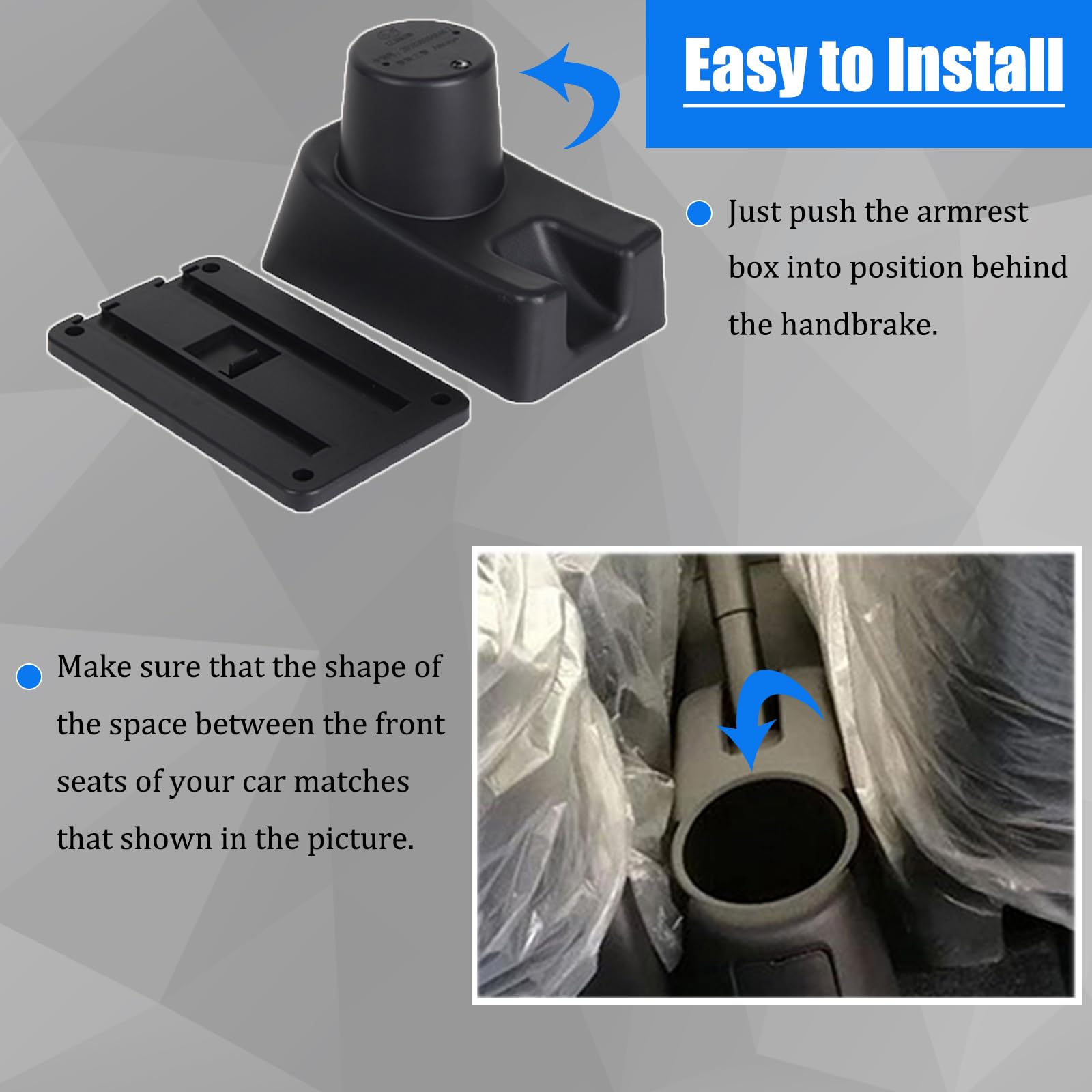 for Mitsubishi Mirage 2014-2024 Car Armrest Box Center Console Accessory Leather Arm Rest Double-Layer Storage Space with Cup Ho