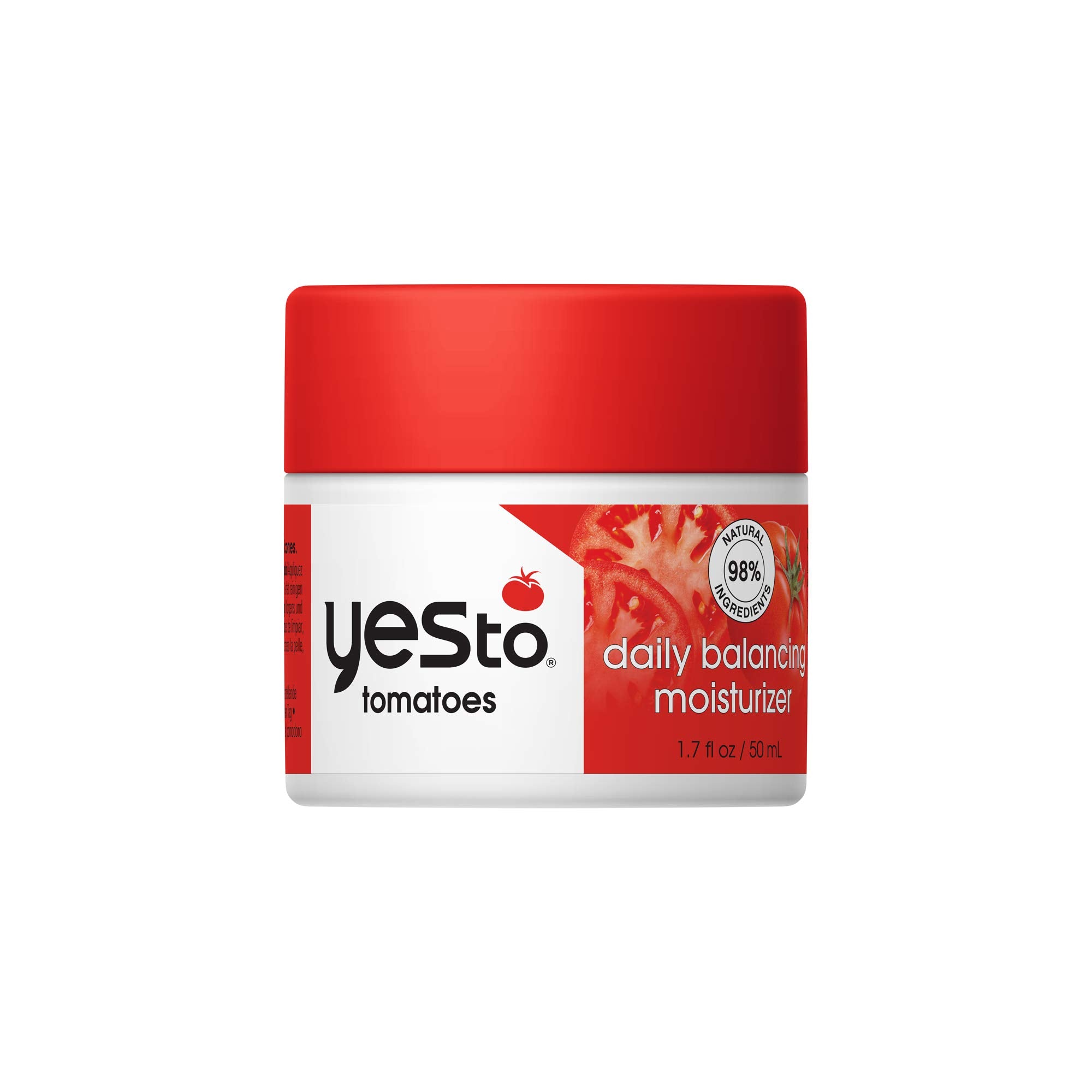Yes To Tomatoes Daily Balancing Moisturizer  Blemish-Fighting & Enlightening Moisturizer  Natural Vegan & Cruelty Free  1.7 Fl Oz-New