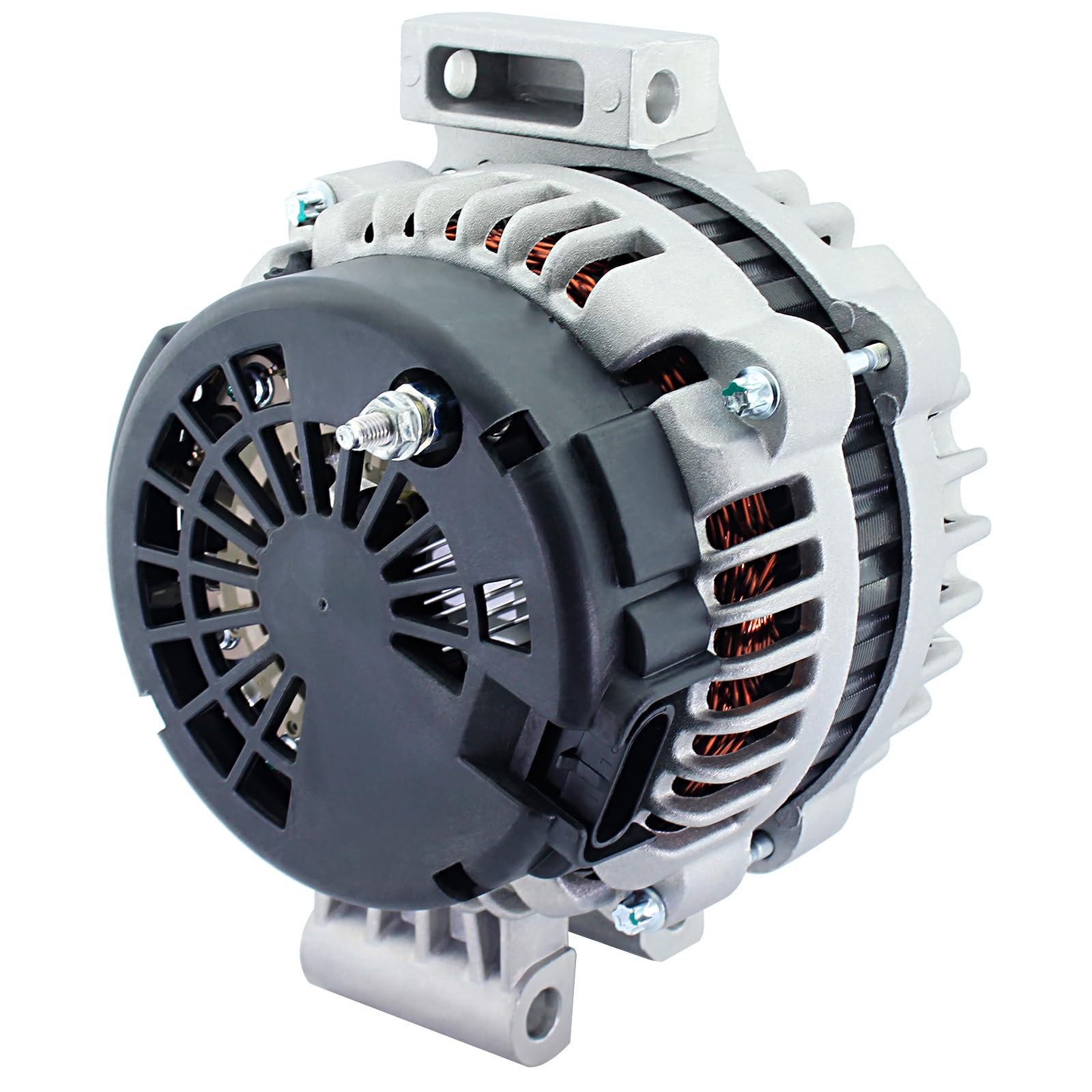 Alternator Replacement New 150Amp 4.2L For 2002-2005 Gmc Envoy, 04-05 Envoy Xl Xuv, 02-05 Chevrolet Trailblazer, 04-05 Buick Rainier, 02-04 Oldmobile Bravada, Adr0307 400-12179 10464468 15062413