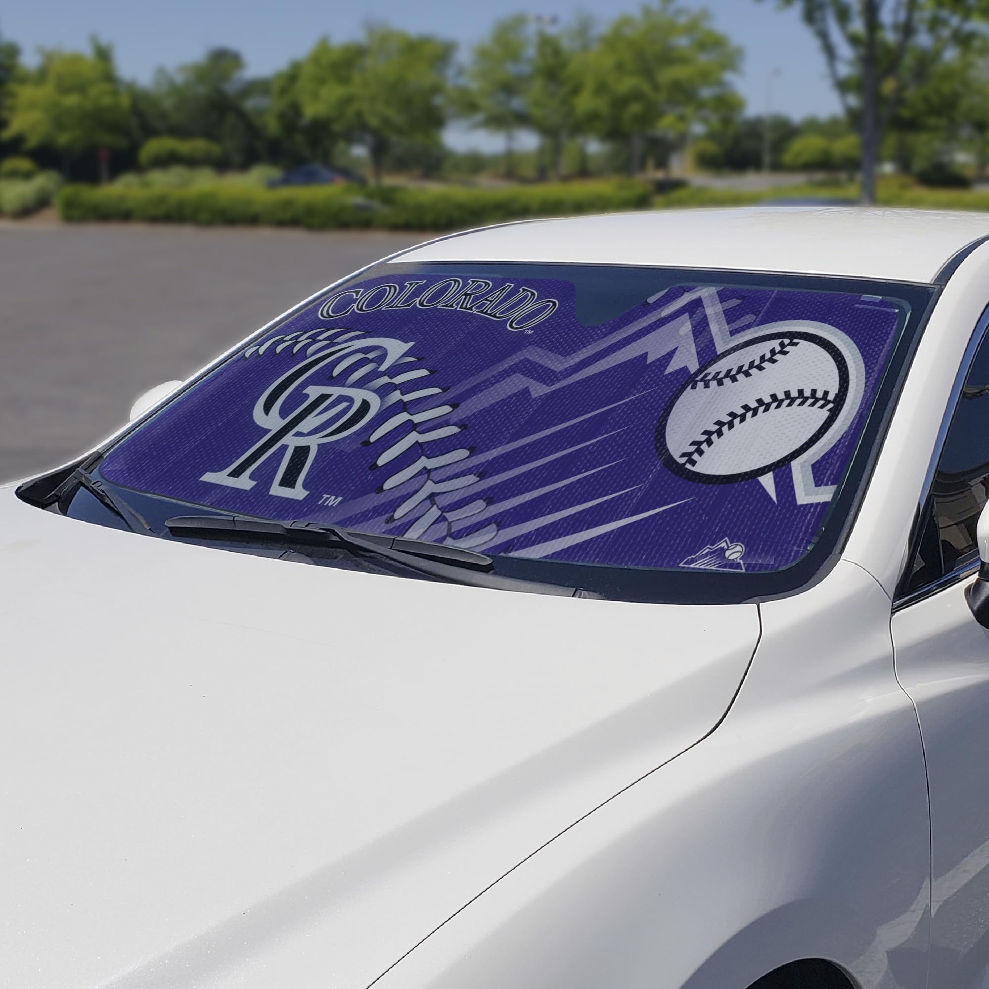 Fanmats, Mlb - Colorado Rockies Auto Shade