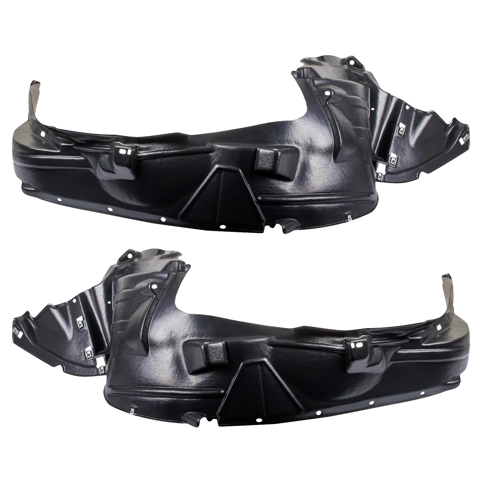 Trq Inner Fender Liner Set Compatible With 2012 Honda Ridgeline Ho1248125 Ho1249156
