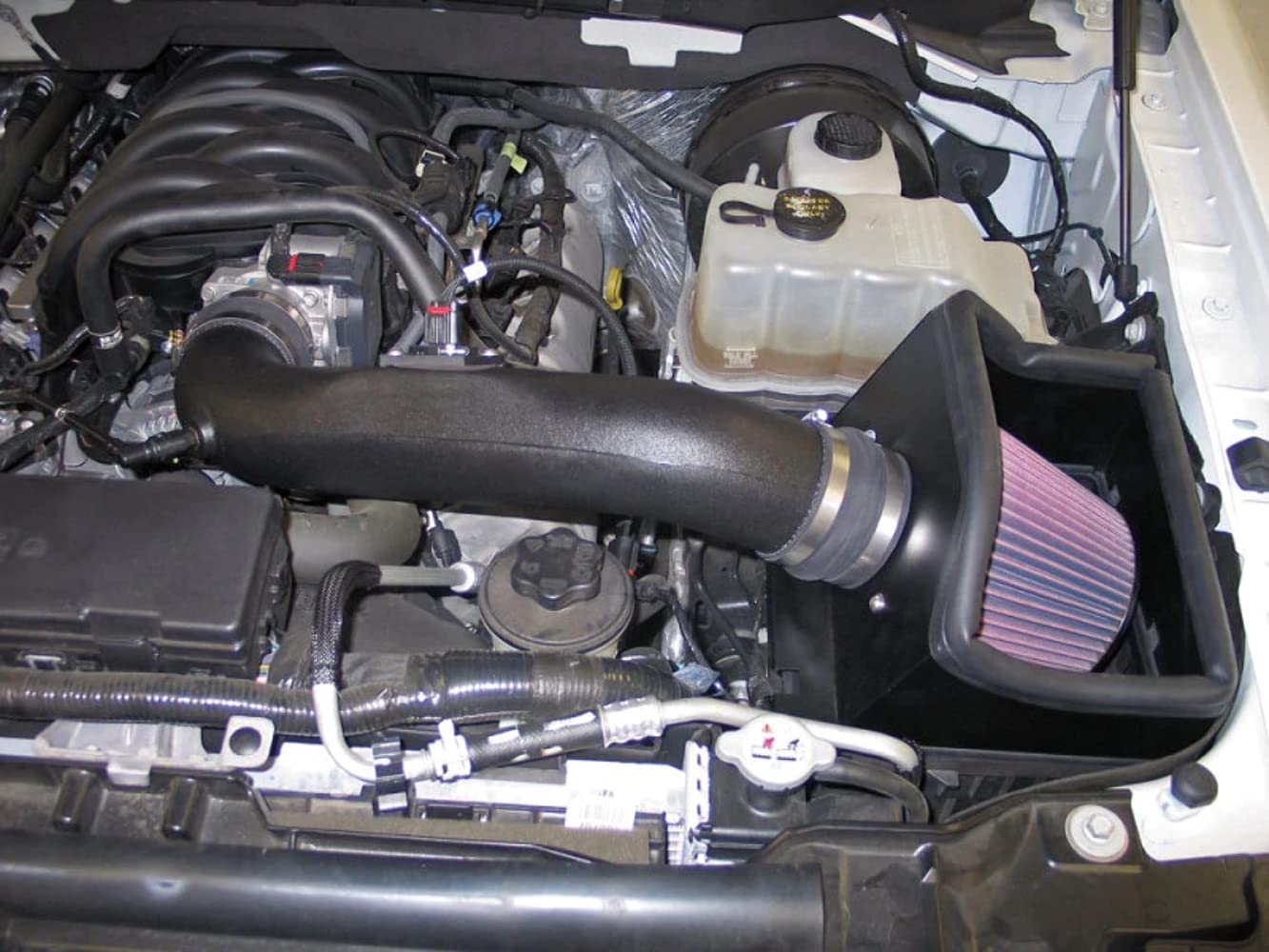 K&N Cold Air Intake System: High-Flow Air Filter, Increase Performance & Towing: Compatible with 2009-2010 Ford: F150, 57-2580