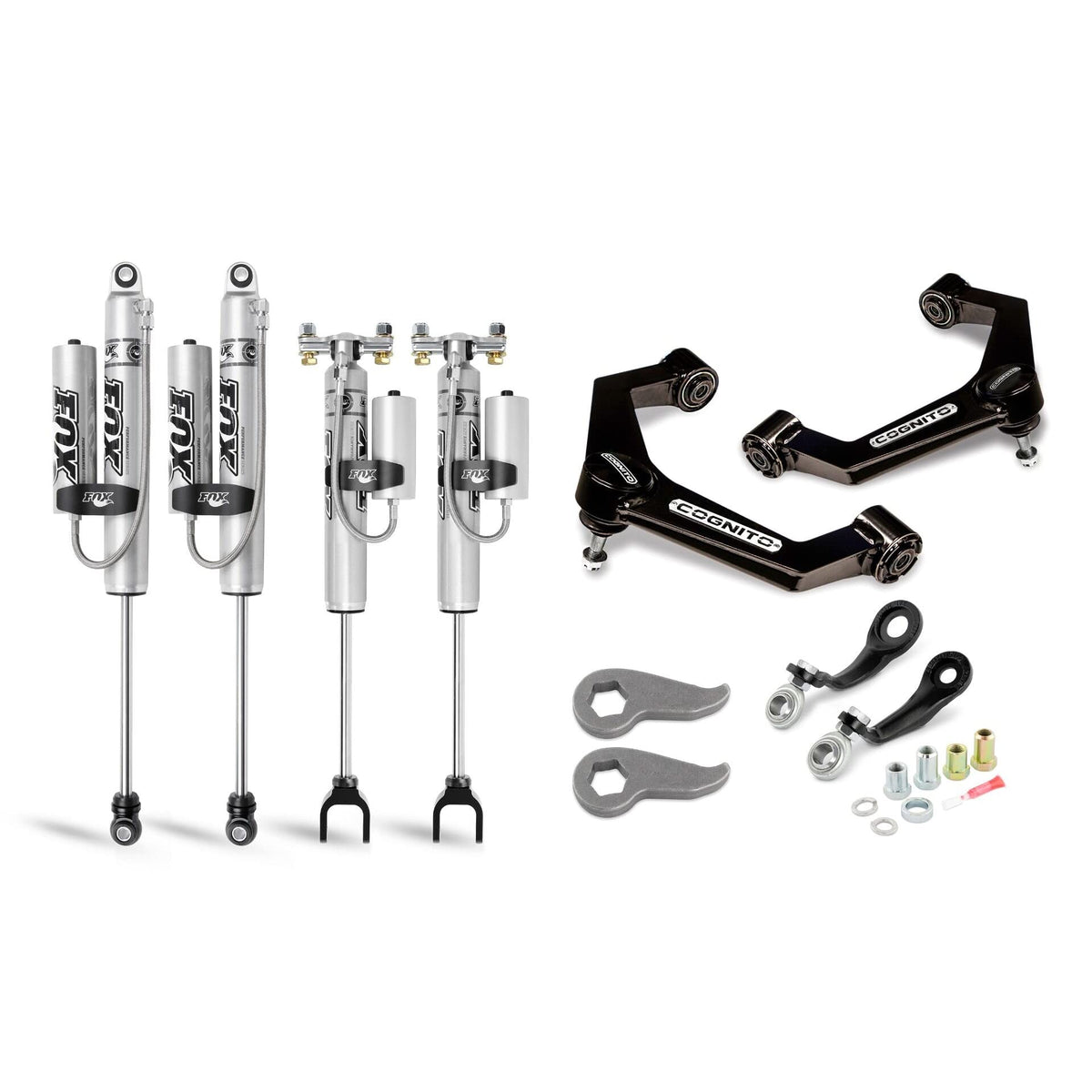 Cognito Motorsports 3-Inch Premier Leveling Kit With Fxr Psrr 2.0 Shocks, Compatible With 2020-2024 Silverado/Sierra 2500/3500 2Wd/4Wd, 110-P0929