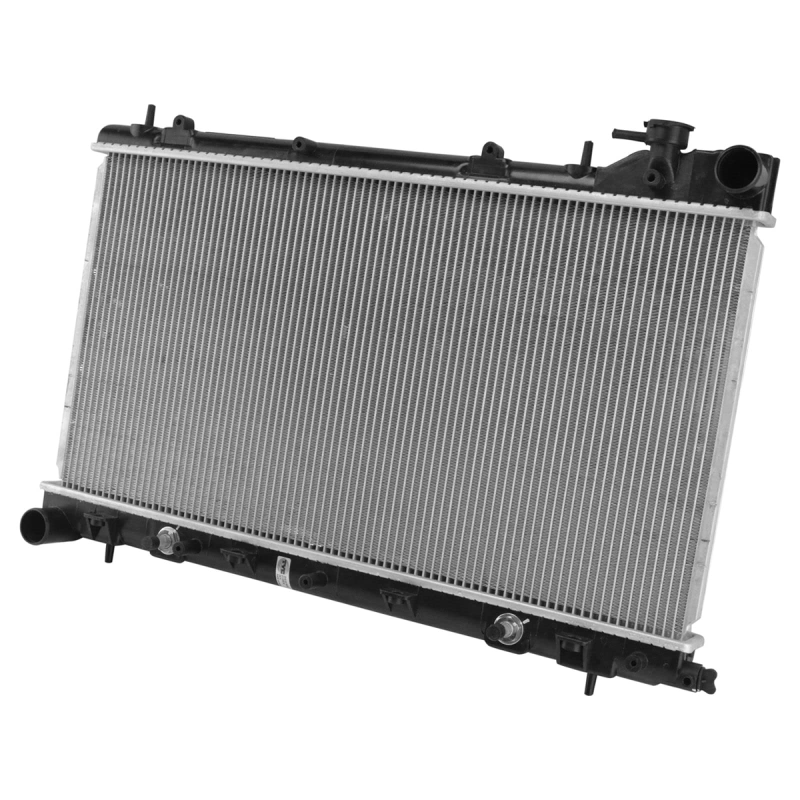 Trq Radiator Assembly Aluminum Core Compatible With 03-08 Subaru Forester Cu2674 Su3010142