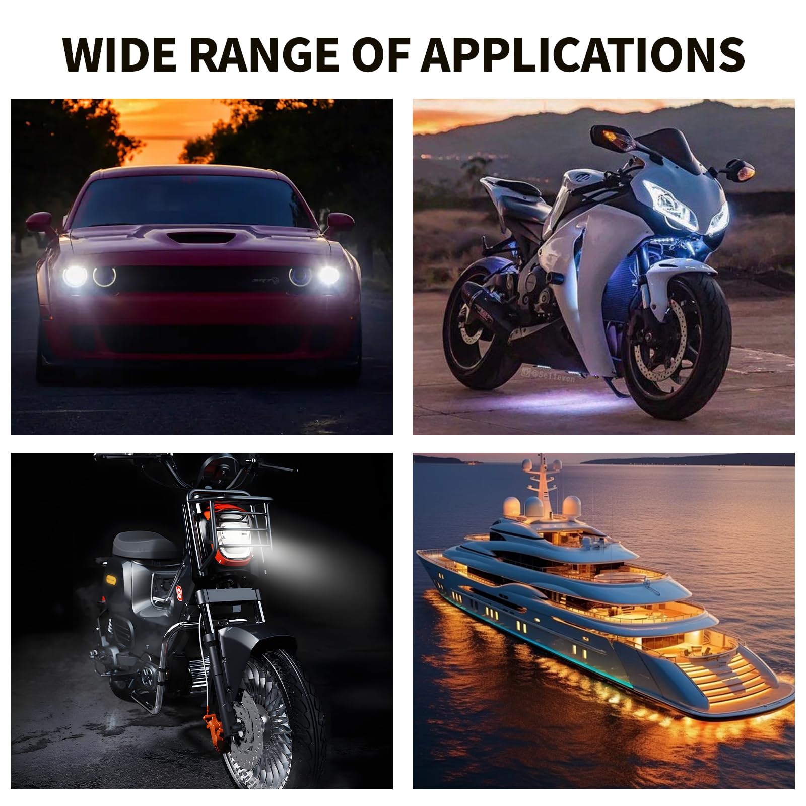 Hbxdeco 4PCS LED Flasher Relay, 2 Pin 12V Heavy Duty LED Turn Signal Relay for Fixing Hyper Flashing, 2 Prong Round Electronic F