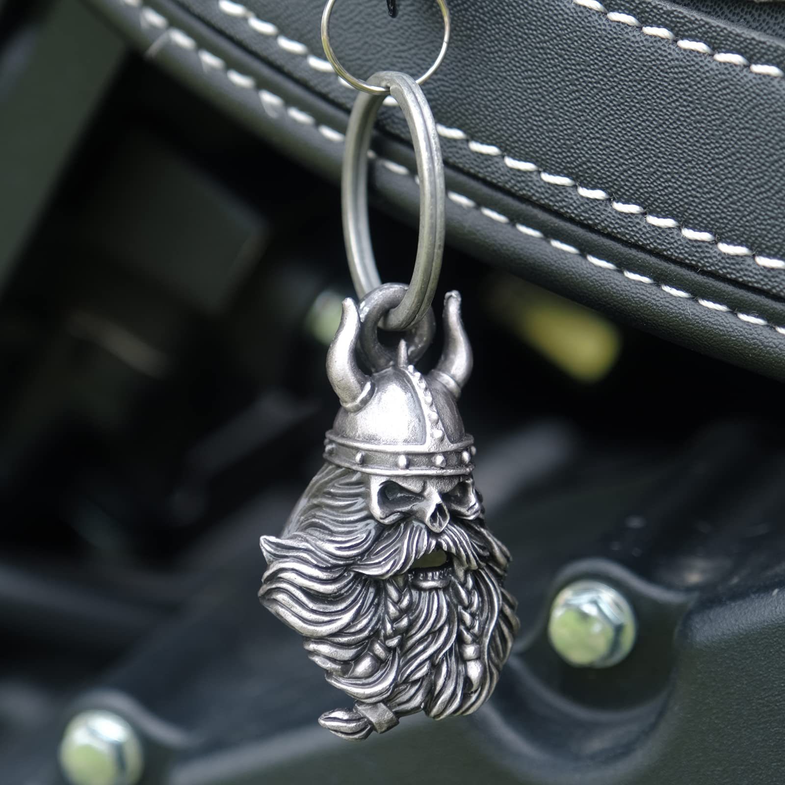 Dream Apparel Motorcycle Bells For Bikers,3D Rider Bells With Hanger Biker Bells Key Chain For Luck