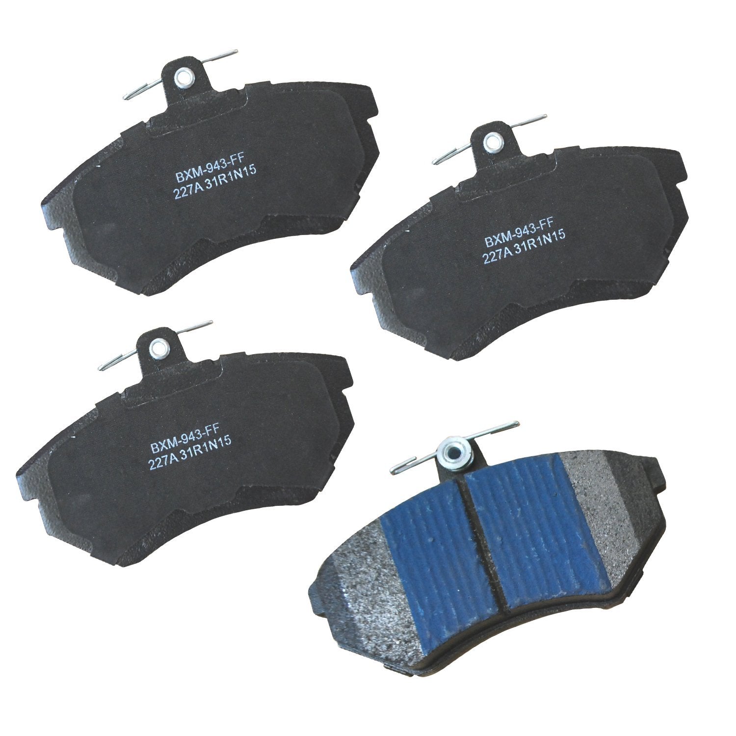 Bendix Premium Sbm227A Semi-Metallic Front Brake Pads For Volkswagen Cabrio 1997-1996, Golf 1999-1998, Jetta 1999-1998, Passat 1