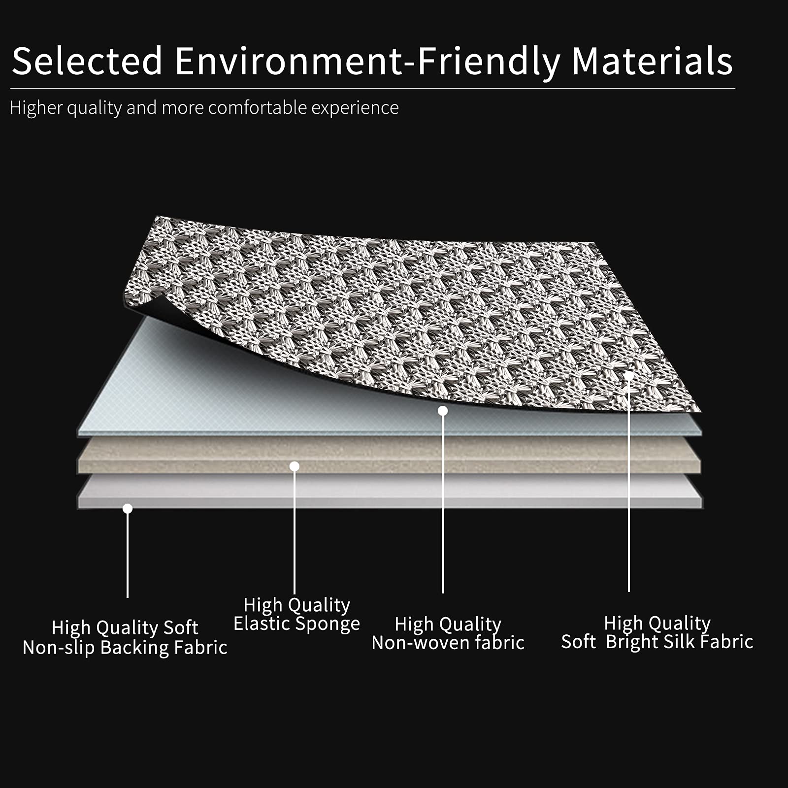 Auto Newer Luxury Breathable Car Seat Cover Fit Four Seasons, Universal Front Of Car Seat Cushions, Bottom Seat Covers Of Full W