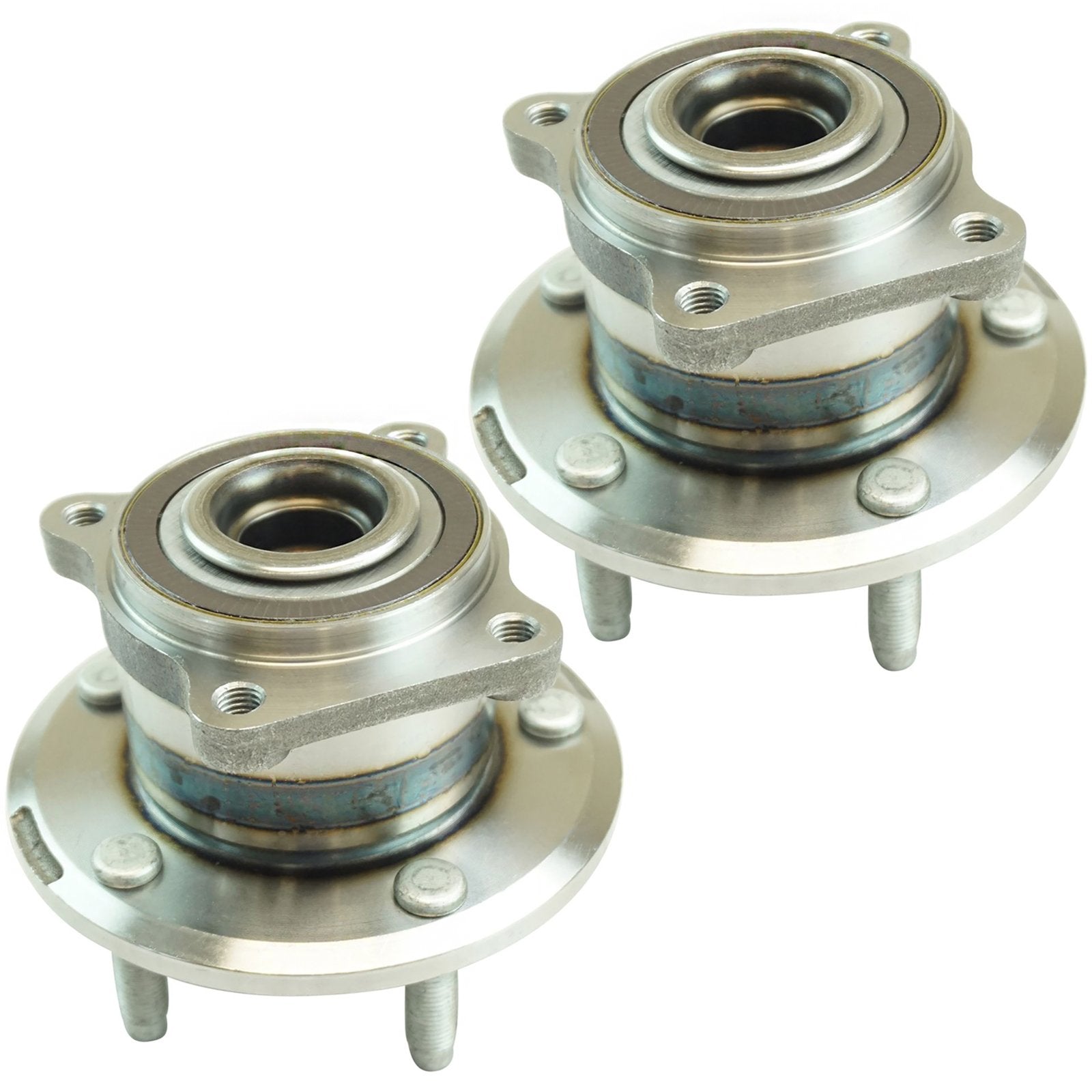 Trq Rear Wheel Hub Bearings Assembly Set Compatible With 2012 Buick Verano 2011-2012 Chevrolet Volt