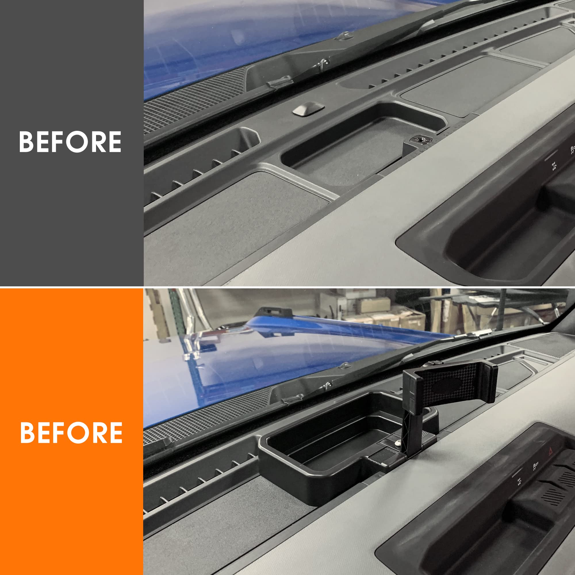 RERPRO Dash Phone Mount Holder for 2021 2022 2023 2024 2025 New Ford Bronco 2/4 Door Interior Accessories Center Console Dashboa