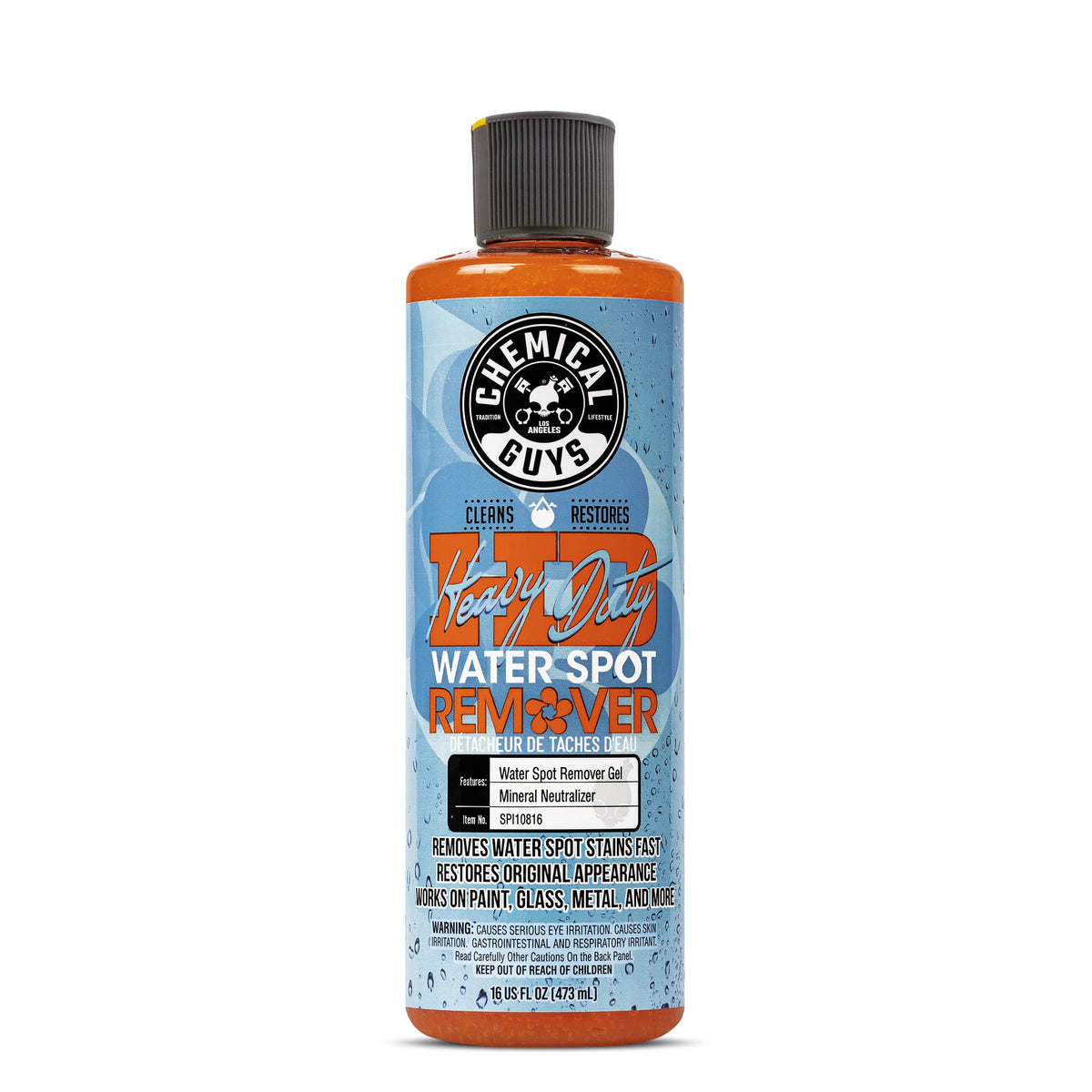 Chemical Guys Spi10816 Heavy Duty Water Spot Remover, Safe For Cars, Trucks, Motorcycles, Rvs & More, 16 Fl Oz