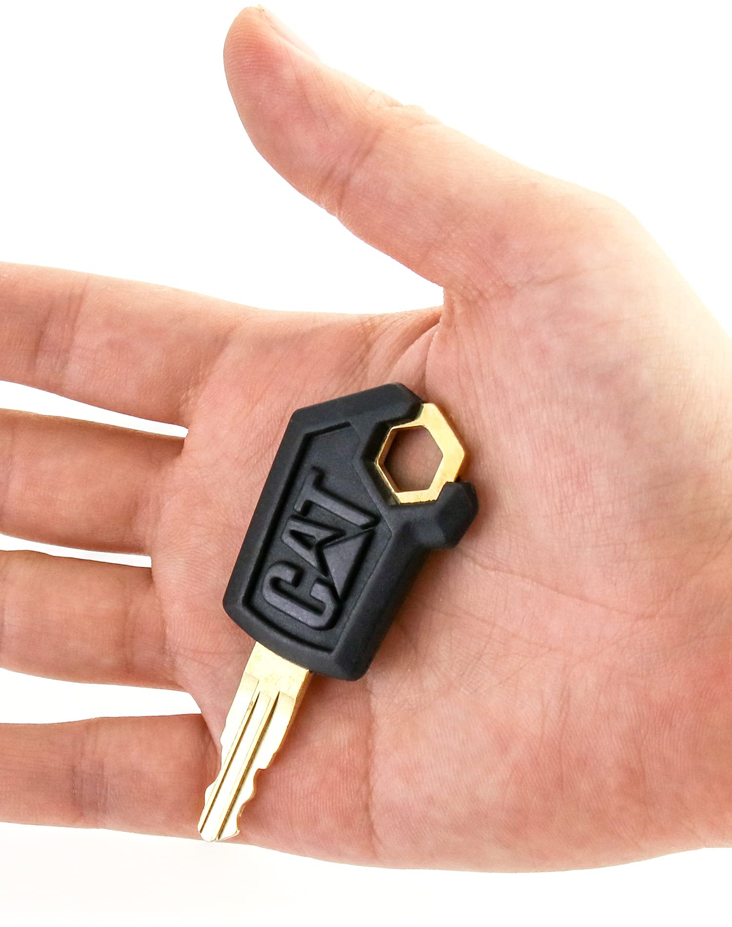 Qwork 5P8500 Cat Keys, 20 Pack Ignition Keys For Caterpillar Heavy Equipment