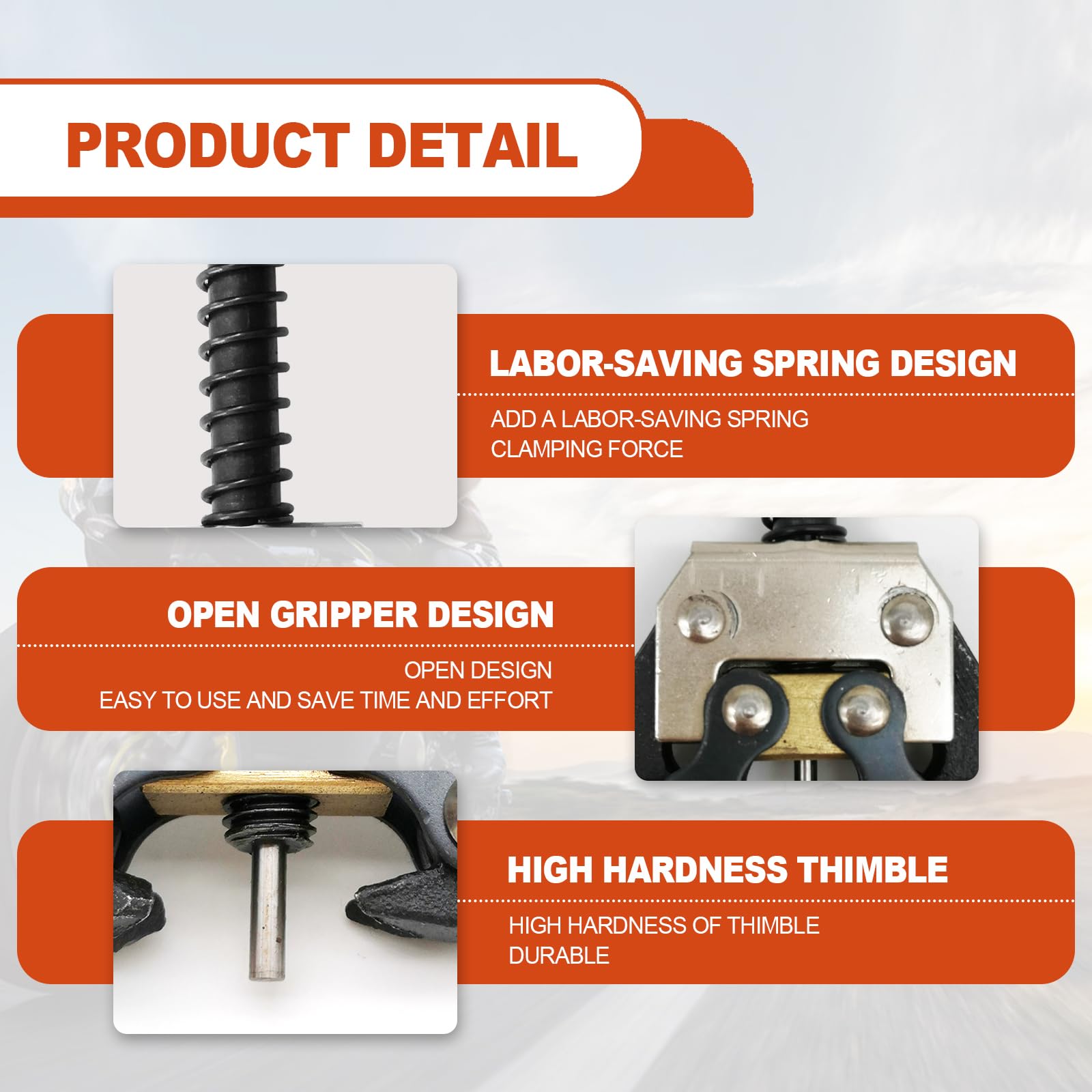 Roller Chain Breaker Detacher Tool For For #25#35#41#40#50#60 415H, 428H, 520, 530 Roller Chain Motorcycle Bicycle Go Kart Atv C