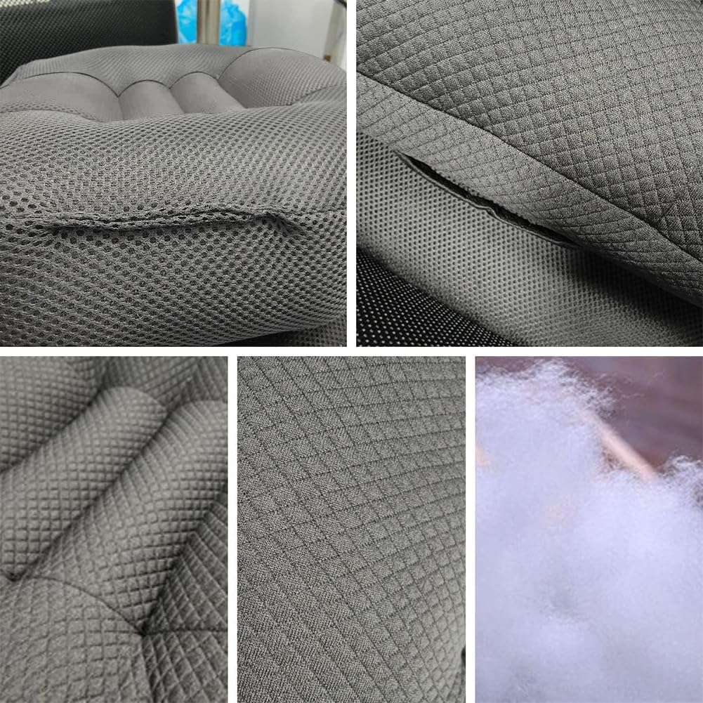 Seahome Car Booster Seat Cushion Heightening Height Boost Mat,Breathable Mesh Portable Car Seat Pad Fatigue Relief Suitable For