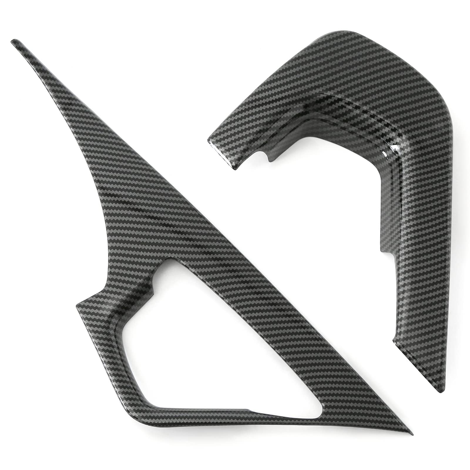 Koleddy For C7 Corvette Carbon Fiber Central Control Armrest Cover Trim Accessories For 2014-2019 Chevrolet Corvette C7