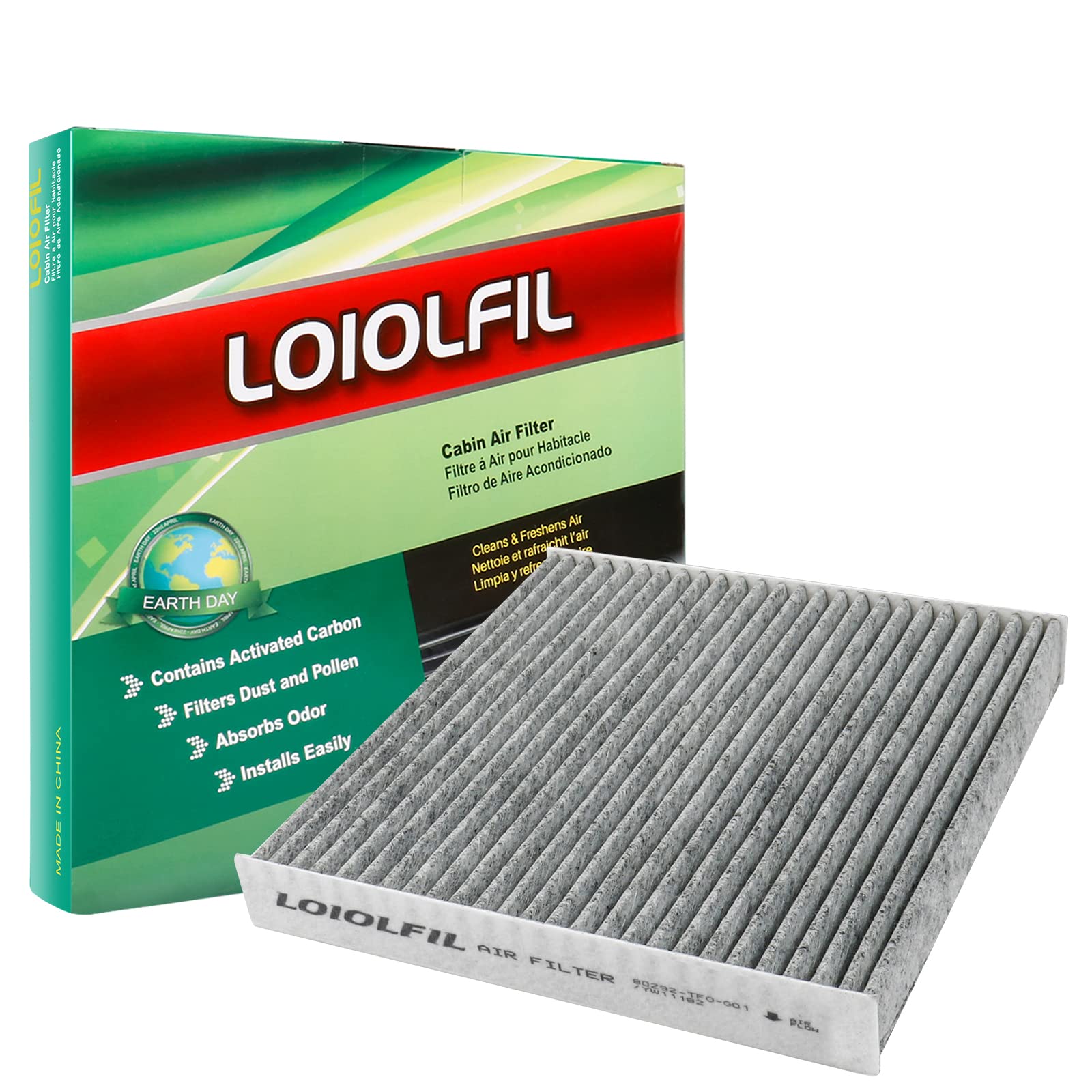 Loiolfil Cabin Air Filter Replacement For Cf11182 Cp182 Honda Acura Cr-V Civic Clarity Cr-Z Fit Hr-V Insight Odyssey Rdx Tlx 802