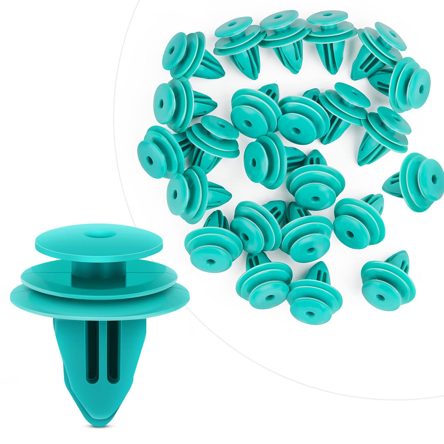 Gooacc 40Pcs Toyota Trim Door Panel Retainer Clips 90467-10188 Sienna Corolla Camry Tacoma Tundra Sequoia Matrix Prius Rav4 Scio