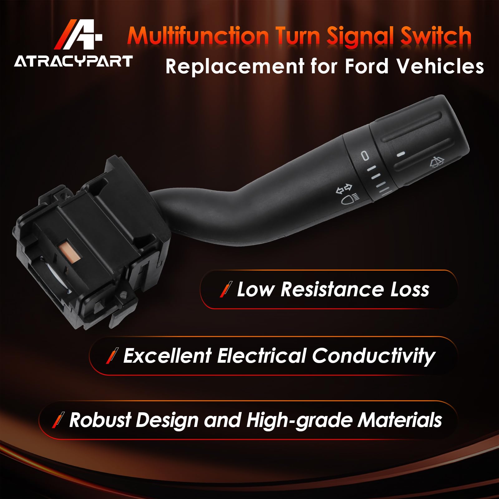 Sw7016 Turn Signal Switch Multifunction Windshield Wiper Control, Compatible With 2014 F150, 2014-2016 F250/F350/F450/F550 Super