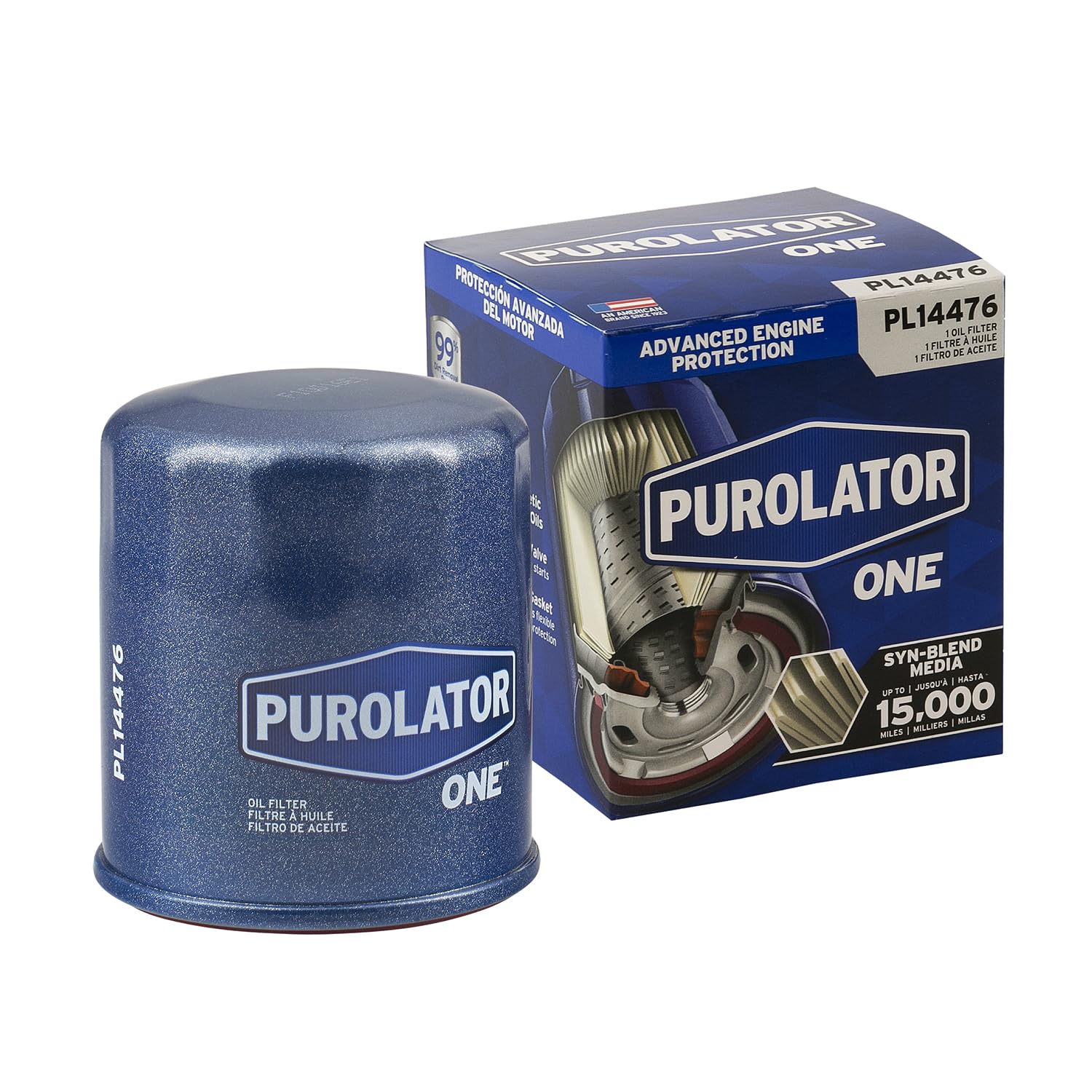 Purolator Pl14476 Purolatorone Advanced Engine Protection Spin On Oil Filter