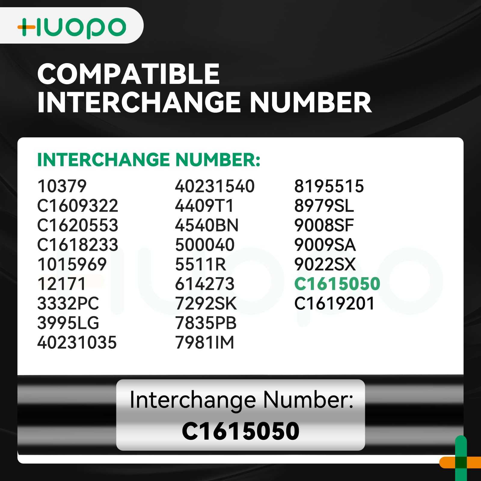 HUOPO Gas Strut Lift Support, 10 Inch, 40Lb/178N, Model C16-09322, Black, Set of 2 for RV Cabinet Door & Storage Box