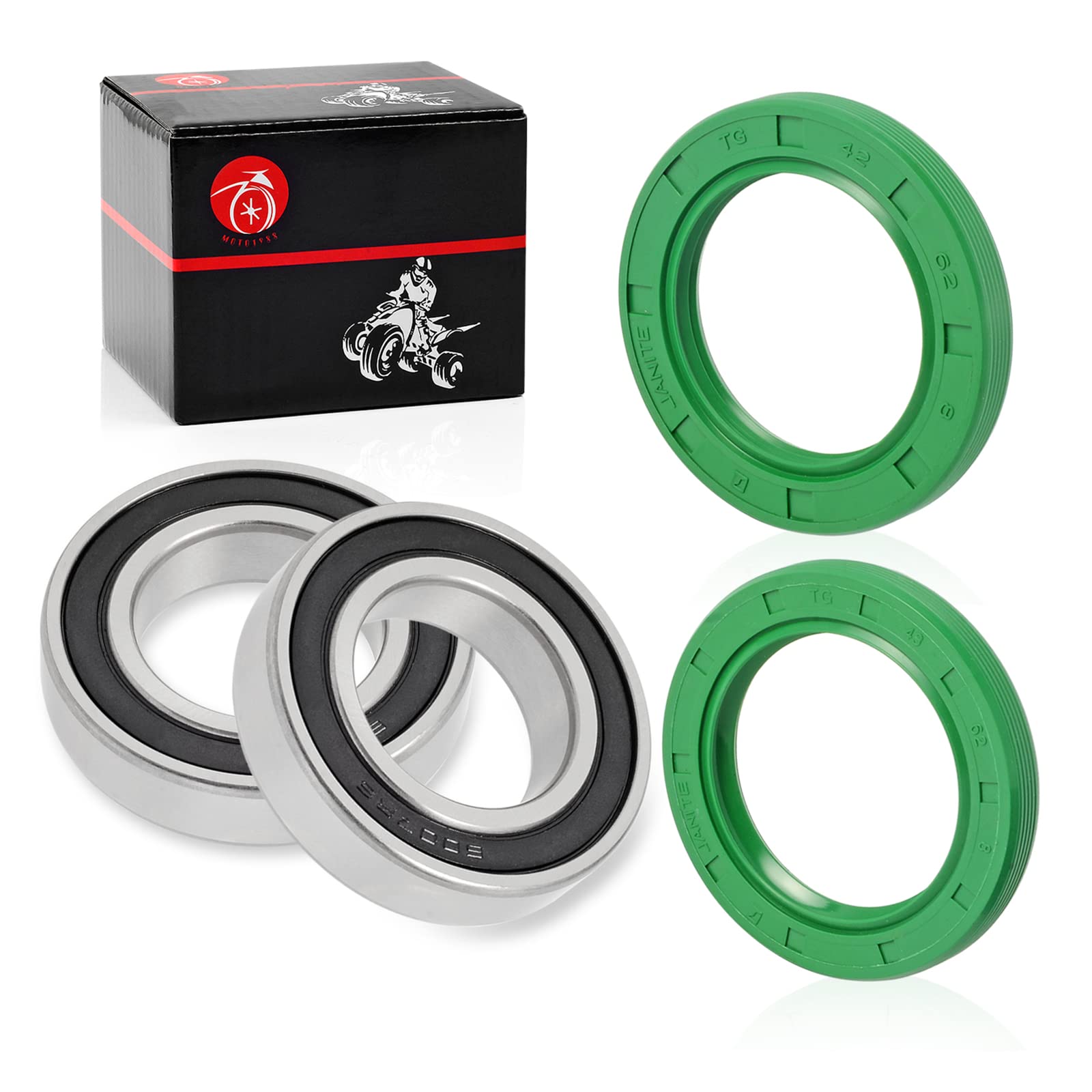 Rear Axle Wheel Bearing & Seal Kit For YAMAHA Banshee 350 Blaster 200 Raptor 660 660R Breeze 125 1987-2006 Grizzly 125 2004-2010