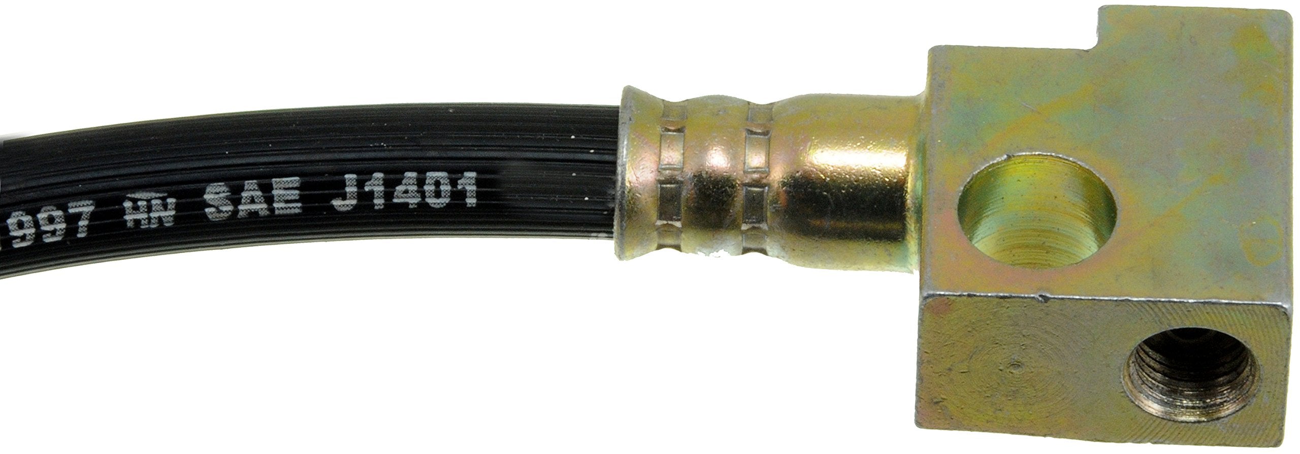 Dorman H38576 Rear Center Brake Hydraulic Hose Compatible With Select Dodge Models , Black