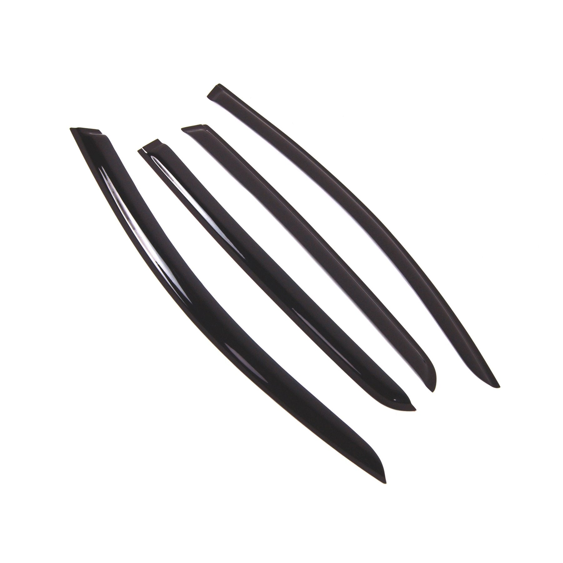 Tuningpros Outside Mount Window Vent Visors Rain Guards Compatible With Volkswagen Golf 2009-2013 | Side Window Wind Deflectors