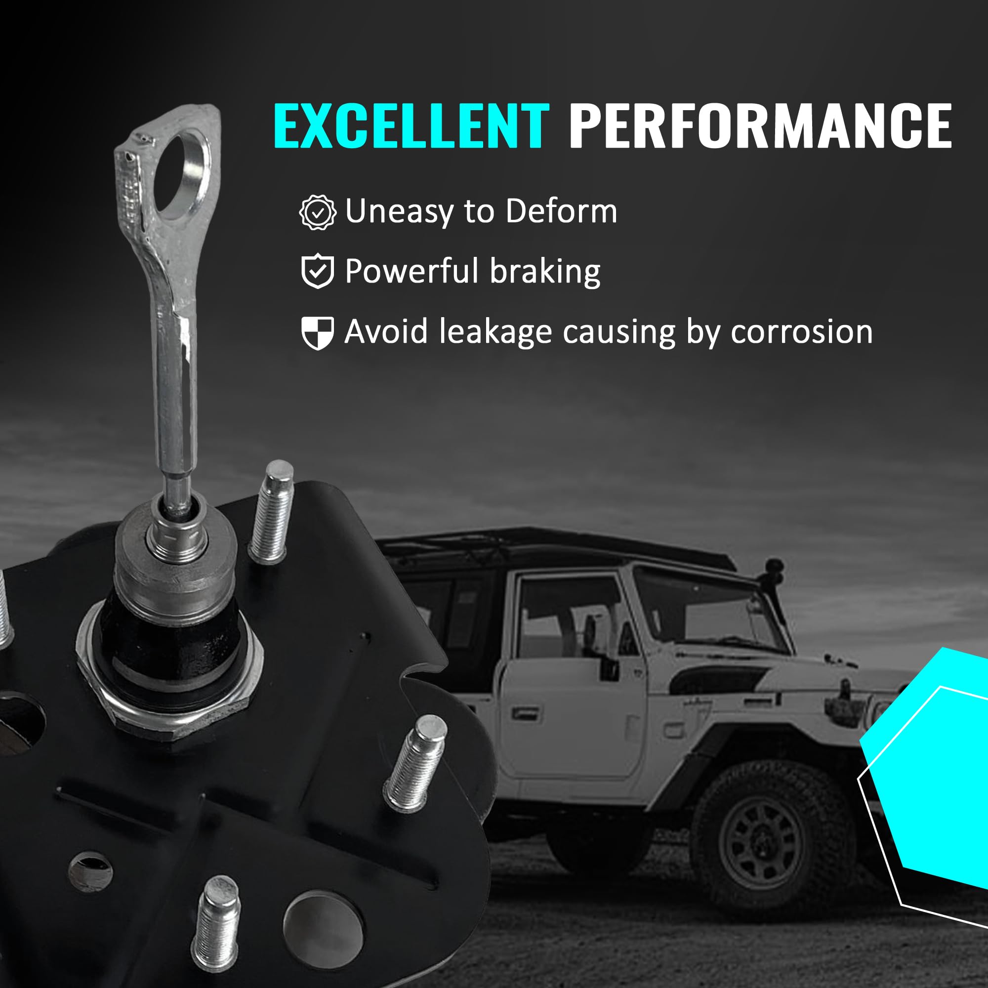 Hydraulic Power Brake Booster 52-7416 compatible with Ram 2500 3500 4500 5500 2011-2018 6.7L L6 5.7L V8 6.4L V8 52013874AC 68144