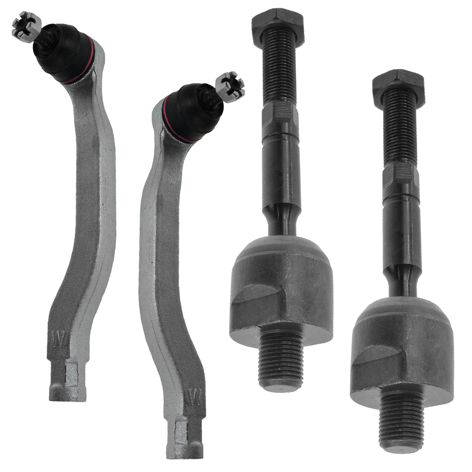 Trq Front Tie Rod Set Compatible With 2001-2003 Acura Cl 1999-2003 Tl 1998-2002 Honda Accord