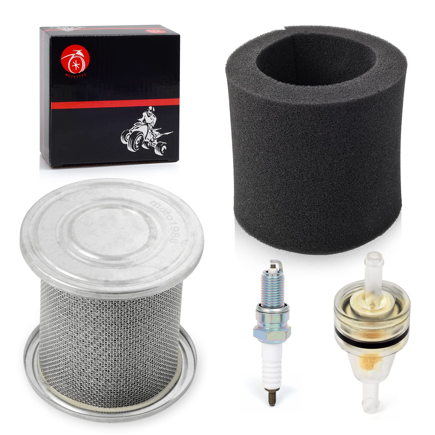 Air Filter Holder Kit Spark Plug For Honda Xr80 Xr100 R Crf80 Crf100 F Trx90 17212-Kj2-003