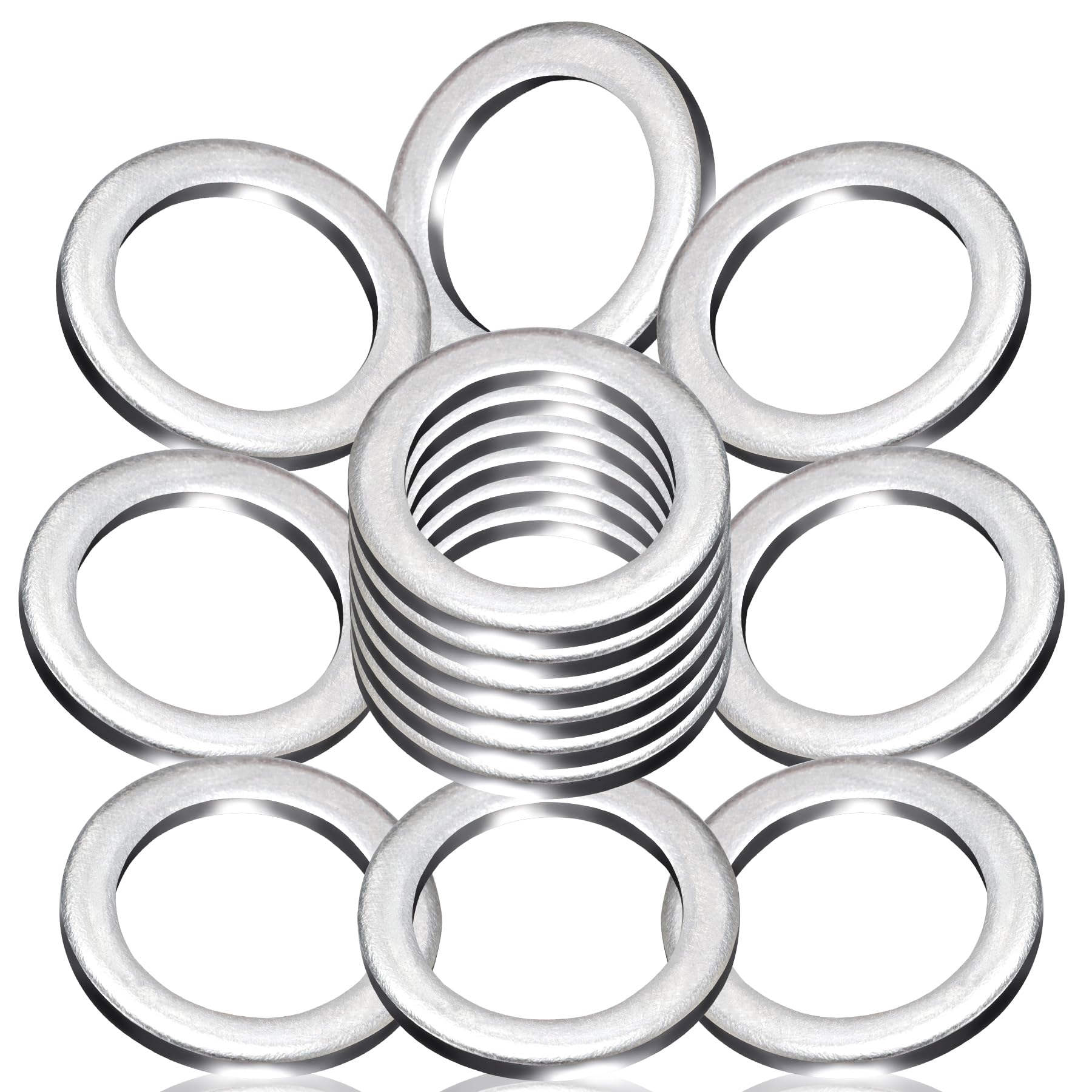 20-Pack 90471-Px4-000 Transmission Fluid Oil Drain Plug Crush Washer Gasket 18Mm - Premium Seal Replacement For Honda Accord Acu