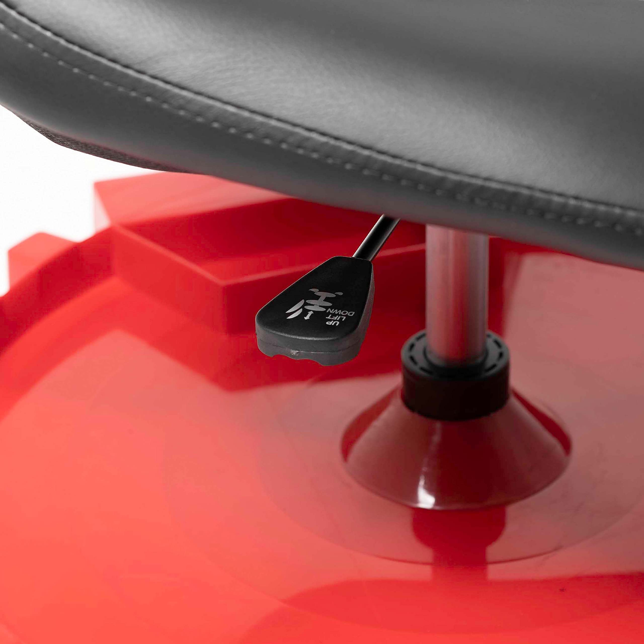 Traxion 2-230 Monster Rolling Padded Mechanic Stool Seat Garage Shop Roller Work Chair with Wheels and Tool Tray, Heavy-Duty 400