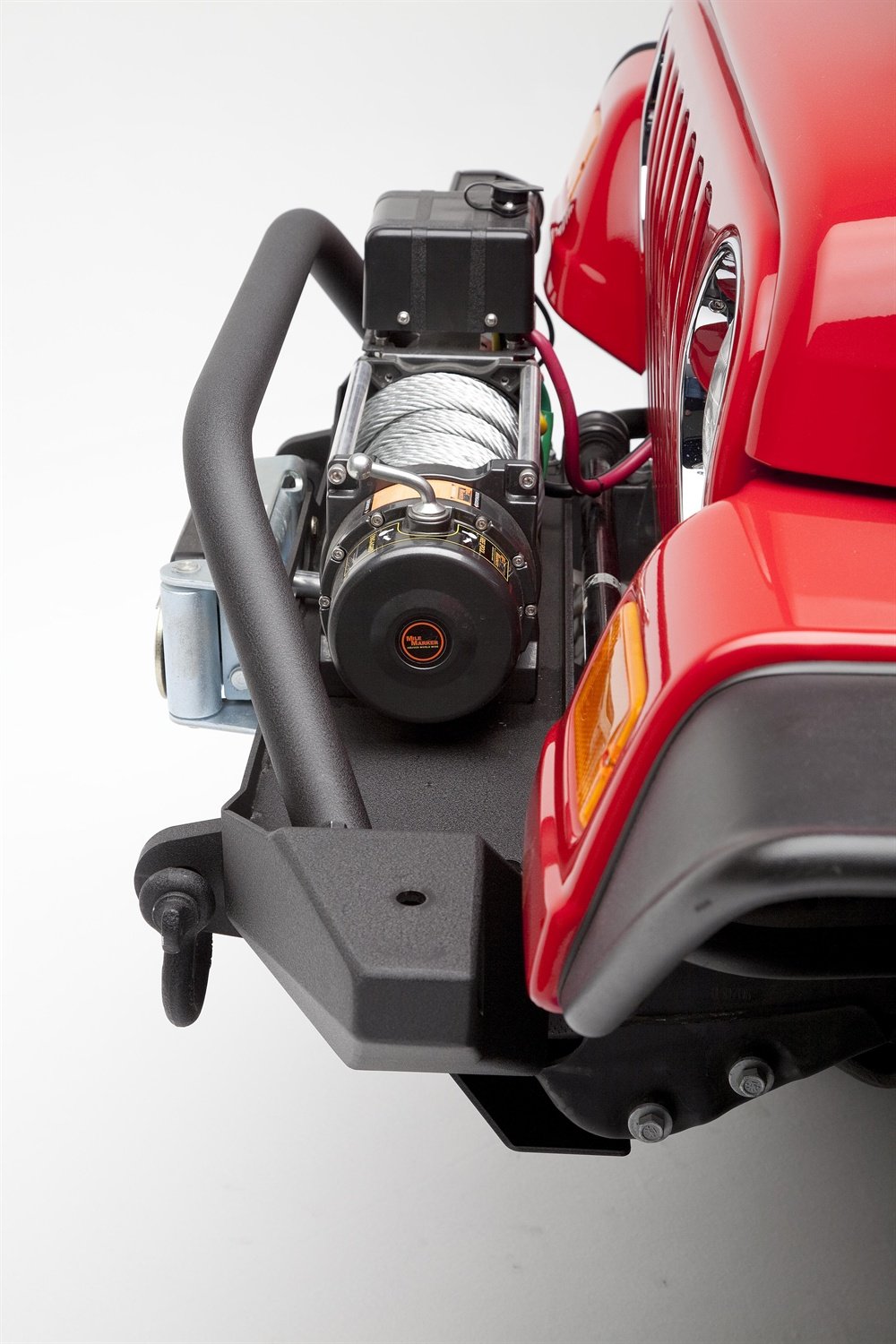 Body Armor 4X4 Tj-19531Black - Steel Front Winch Bumper For Jeep Wrangler Yj And Tj Winch Not Included