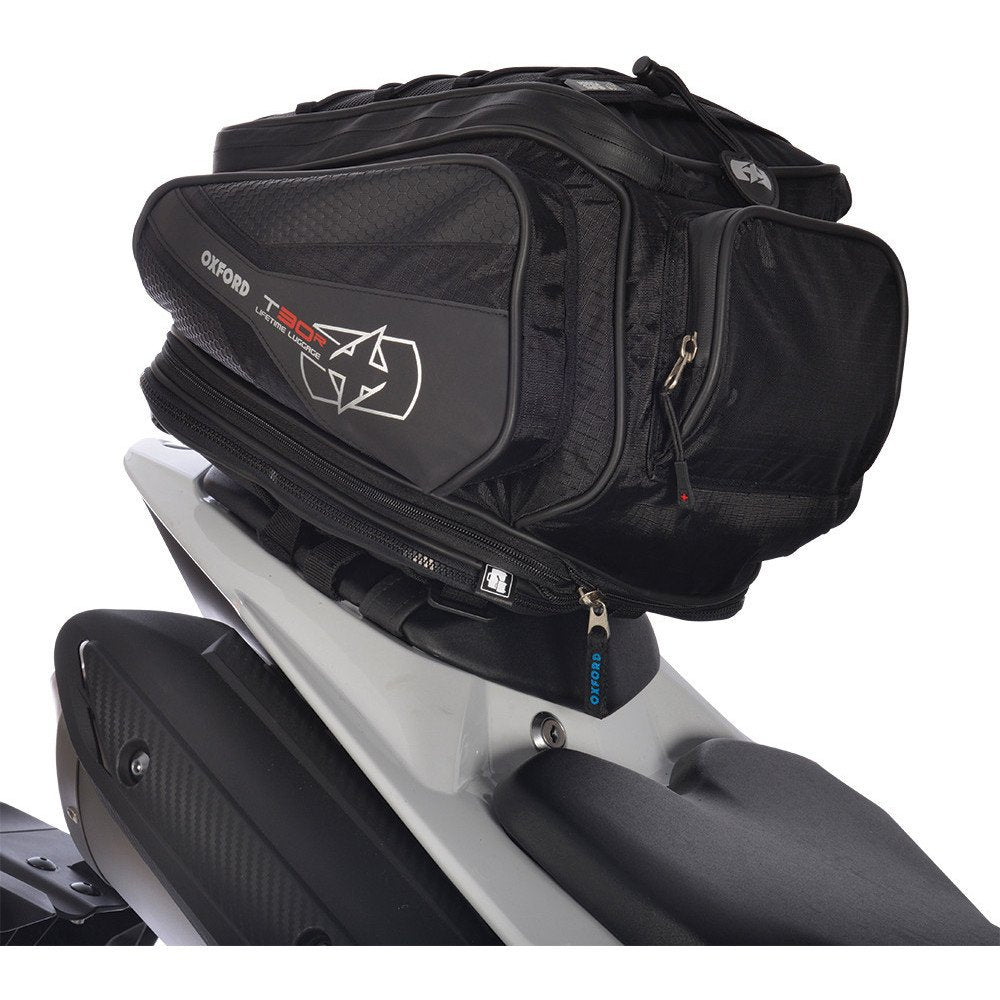 Oxford OL335 Black 30 L (T30R Strap Mount Motorcycle Tail Pack)