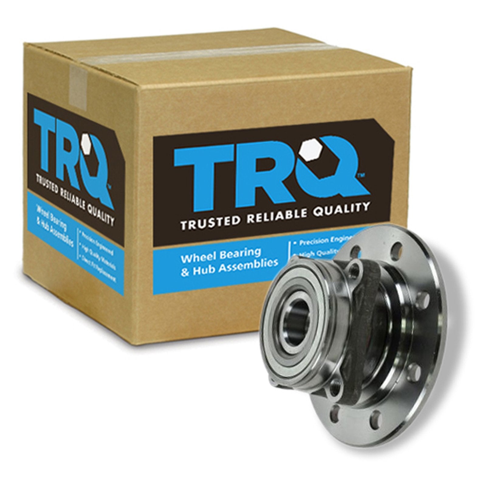 Trq Front Wheel Bearing & Hub Assembly With Abs Sensor Compatible With 1994-1999 Dodge Ram 3500