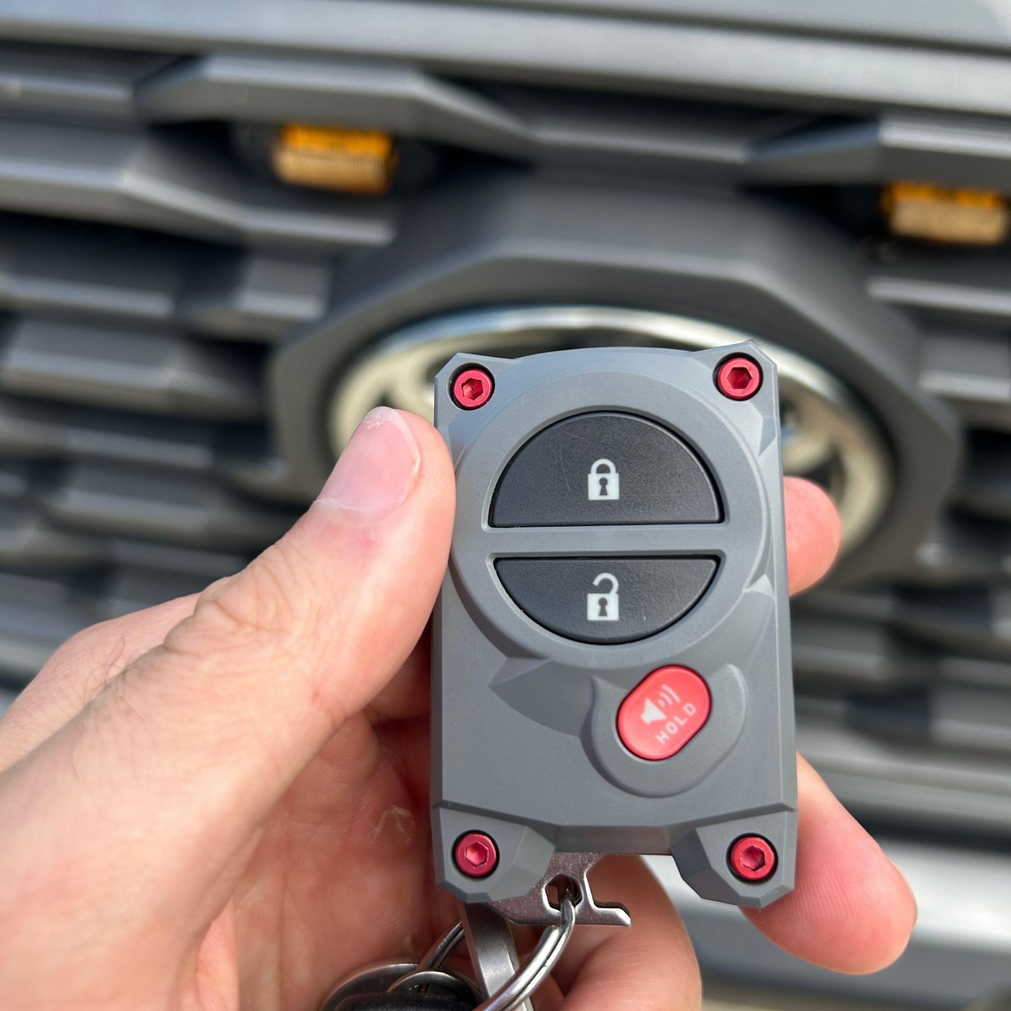 Dubbs Hardware Tundra Key Fob Cover 2007-2017 - Tacoma Key Fob Cover 2005-2015 2Nd Gen Accessories - Built In Bottle Opener - Cu