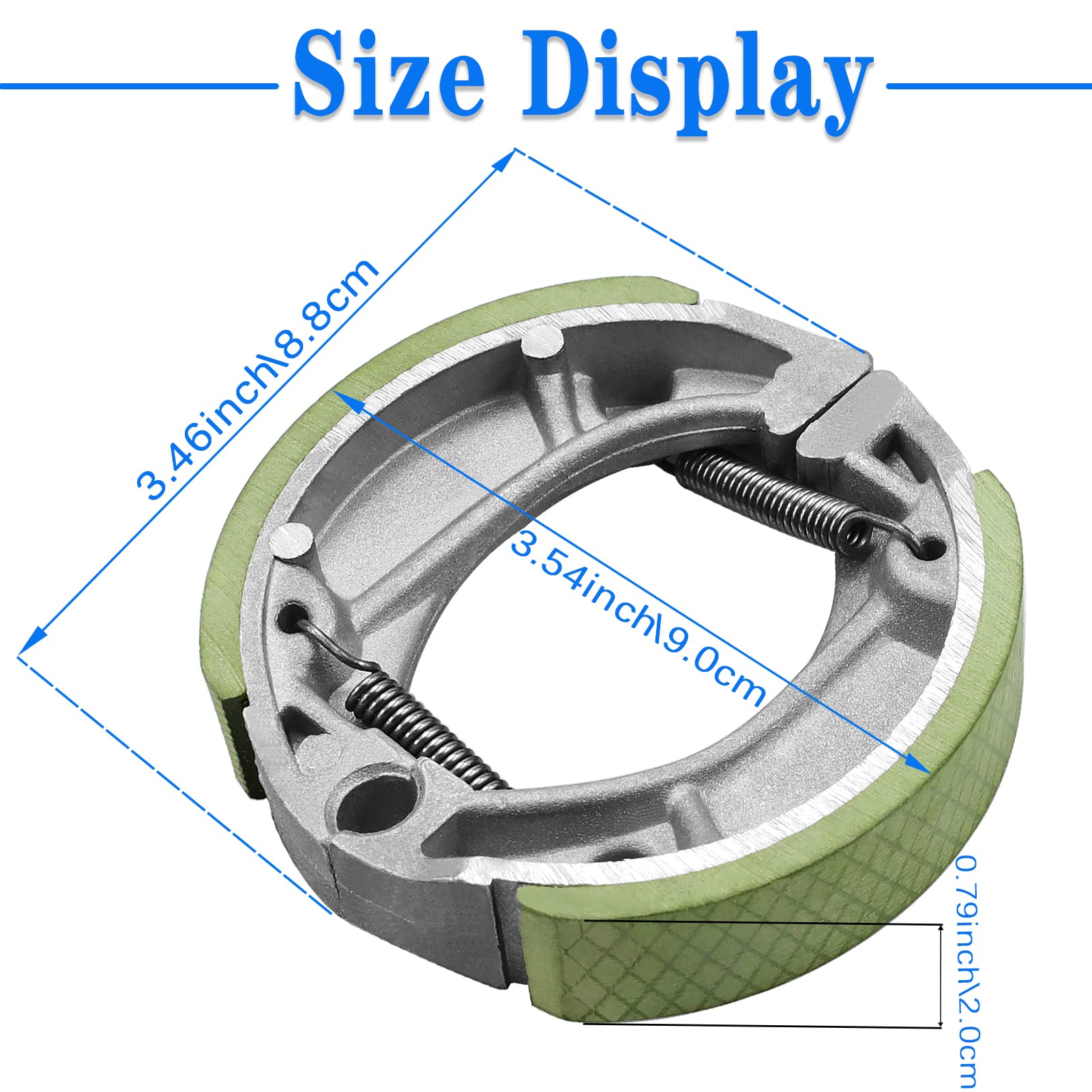 Xr100 Front And Rear Brake Shoes Kit For Honda Cr60 Cr80 Xr70 Xr80 Xr100 Crf70F Crf80F Crf100F