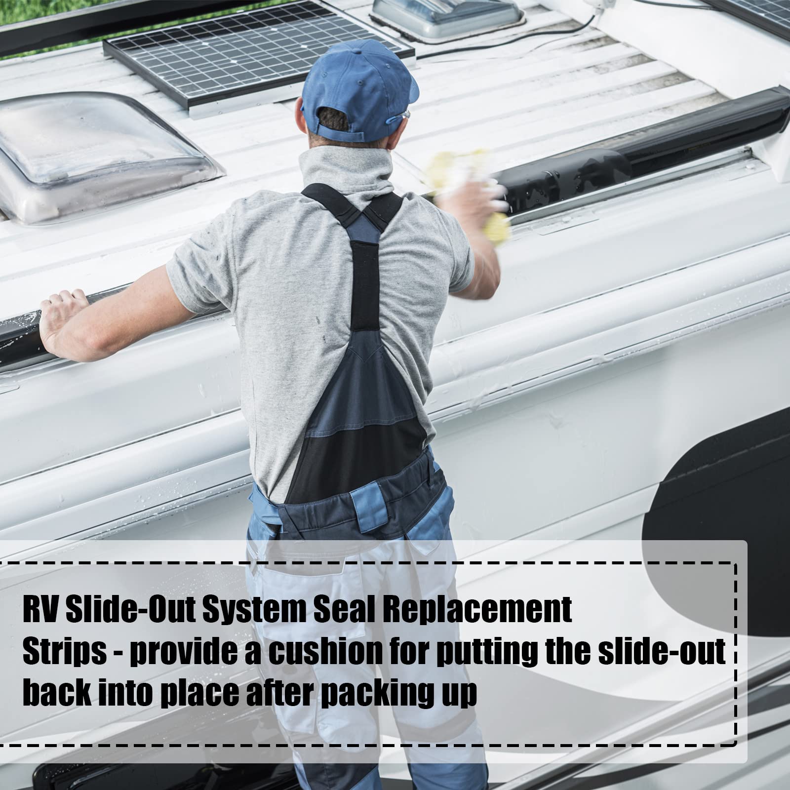 Rv Slide Out Seal 2.6 Inch Wiper Clip On Weather Stripping Rubber Rv Wiper Seal Door Window Channel Seal Mounts Black Clip On Se