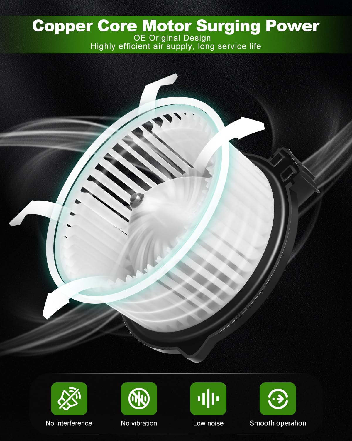 Scitoo Hvac Heater Blower Motor With Fan Cage Front 700290 For Subaru For Crosstrek,For Subaru For Forester,For Subaru For Impre