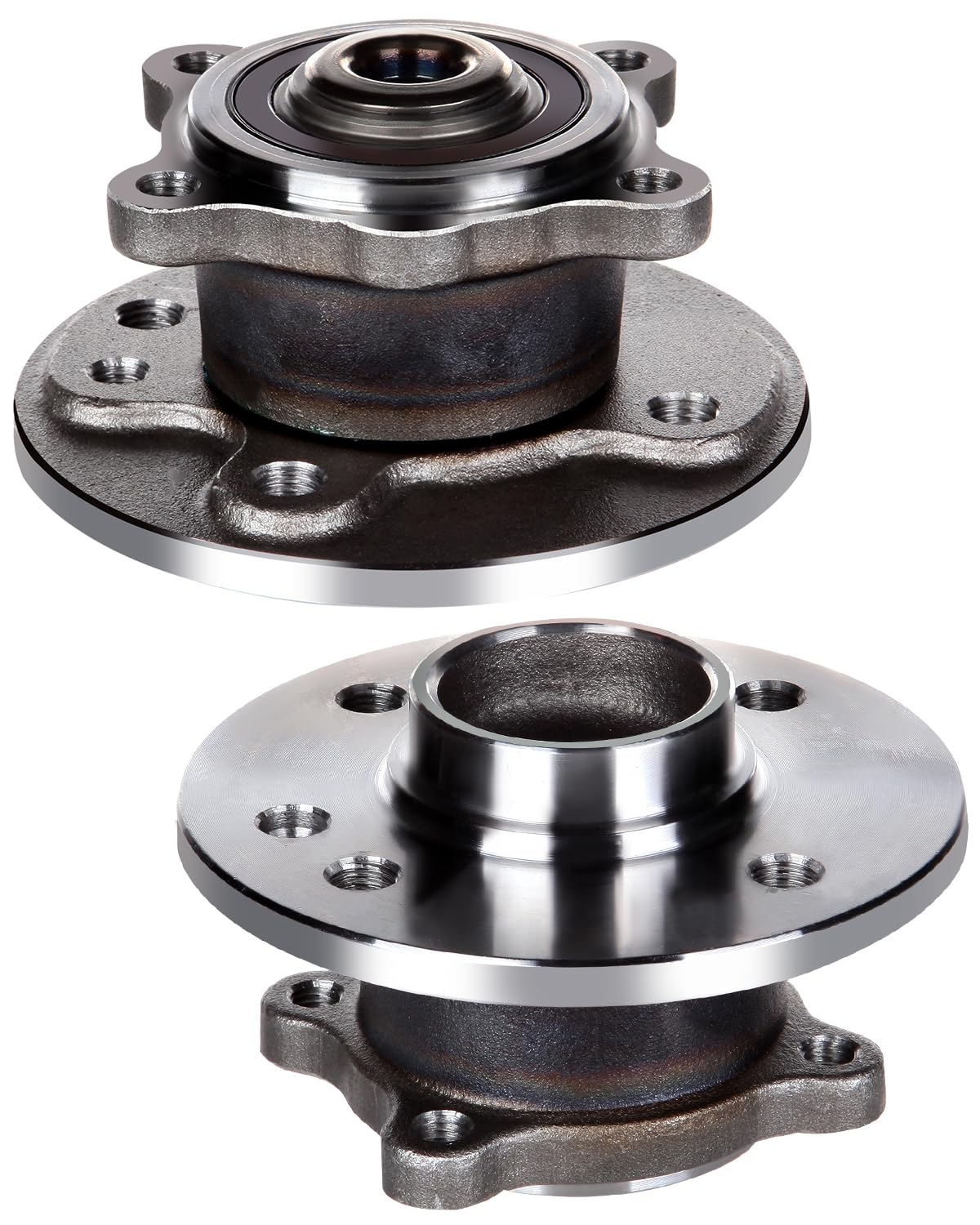 ECCPP Replacement for Pair of 2 Rear Wheel Hub Bearing Assembly 4 Lugs 512304 x2