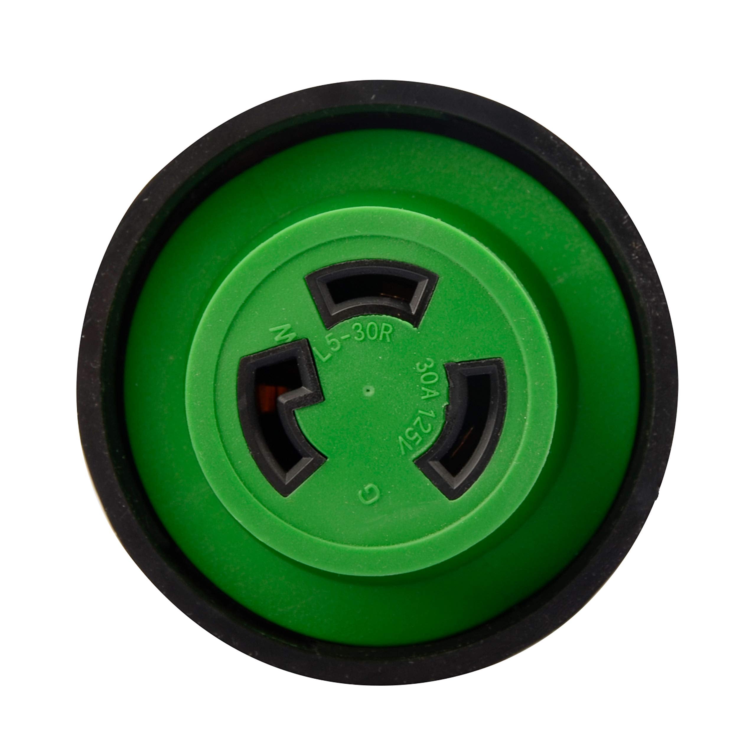 Rvguard 50 Amp To 30 Amp Rv Adapter Plug With Locking Connector, 14-50P To L5-30R